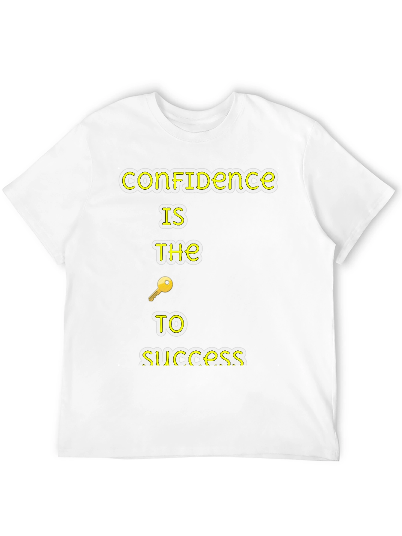 Black Confidence is Key T-Shirt view 12
