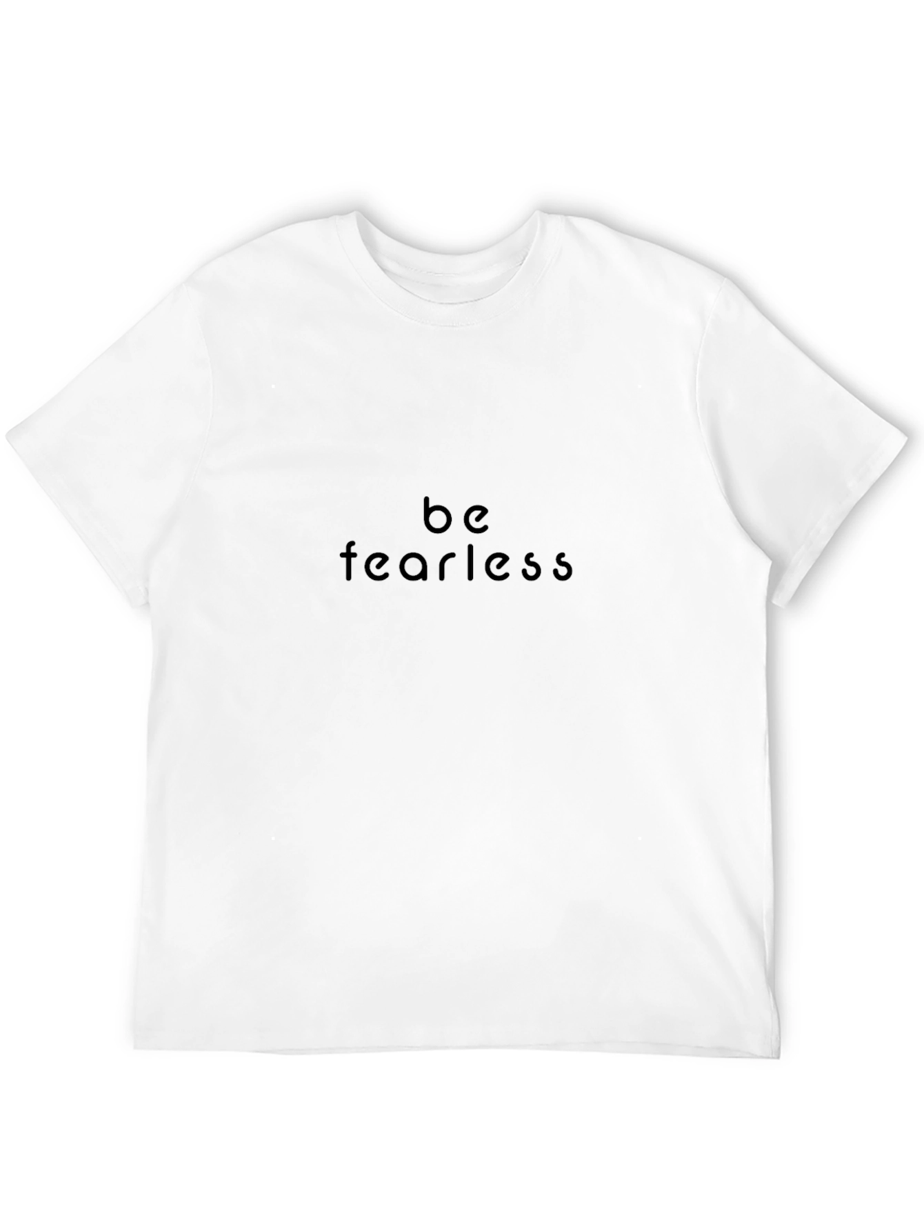 Black Be Fearless Black T-Shirt view 12