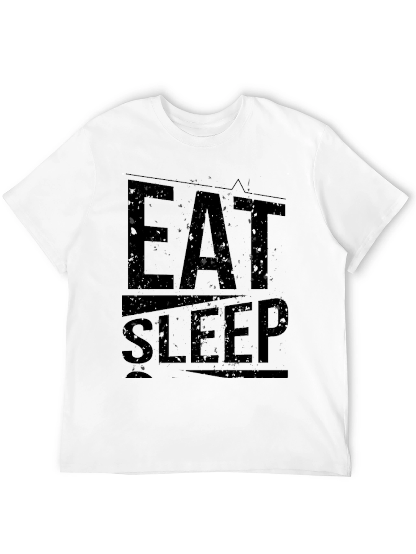 Black Eat Sleep Ski Graphic T-Shirt view 12