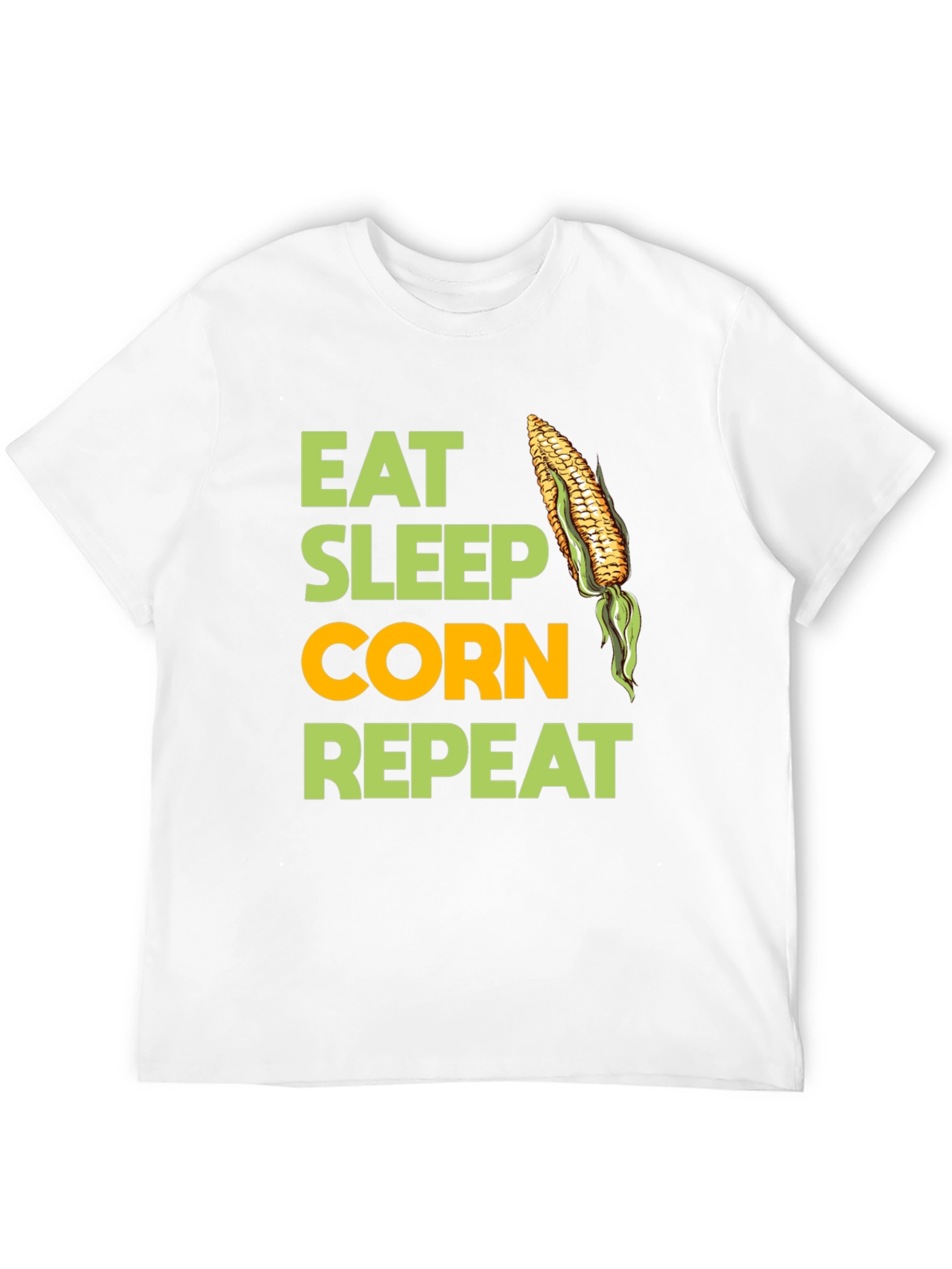Black Eat Sleep Corn Repeat T-Shirt view 12