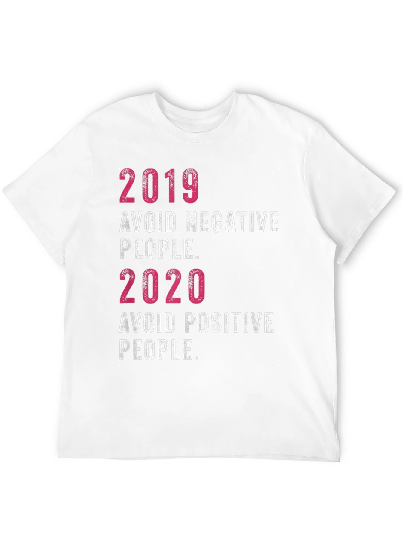 Black Avoid People Funny Graphic T-Shirt view 12