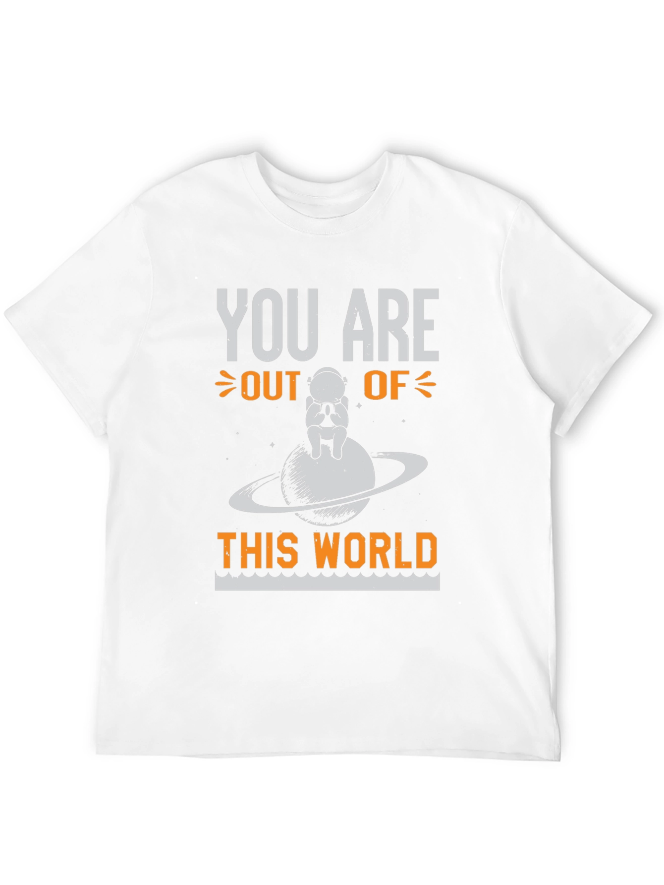 Black Out of This World Graphic Tee - Space Humor T-Shirt view 12