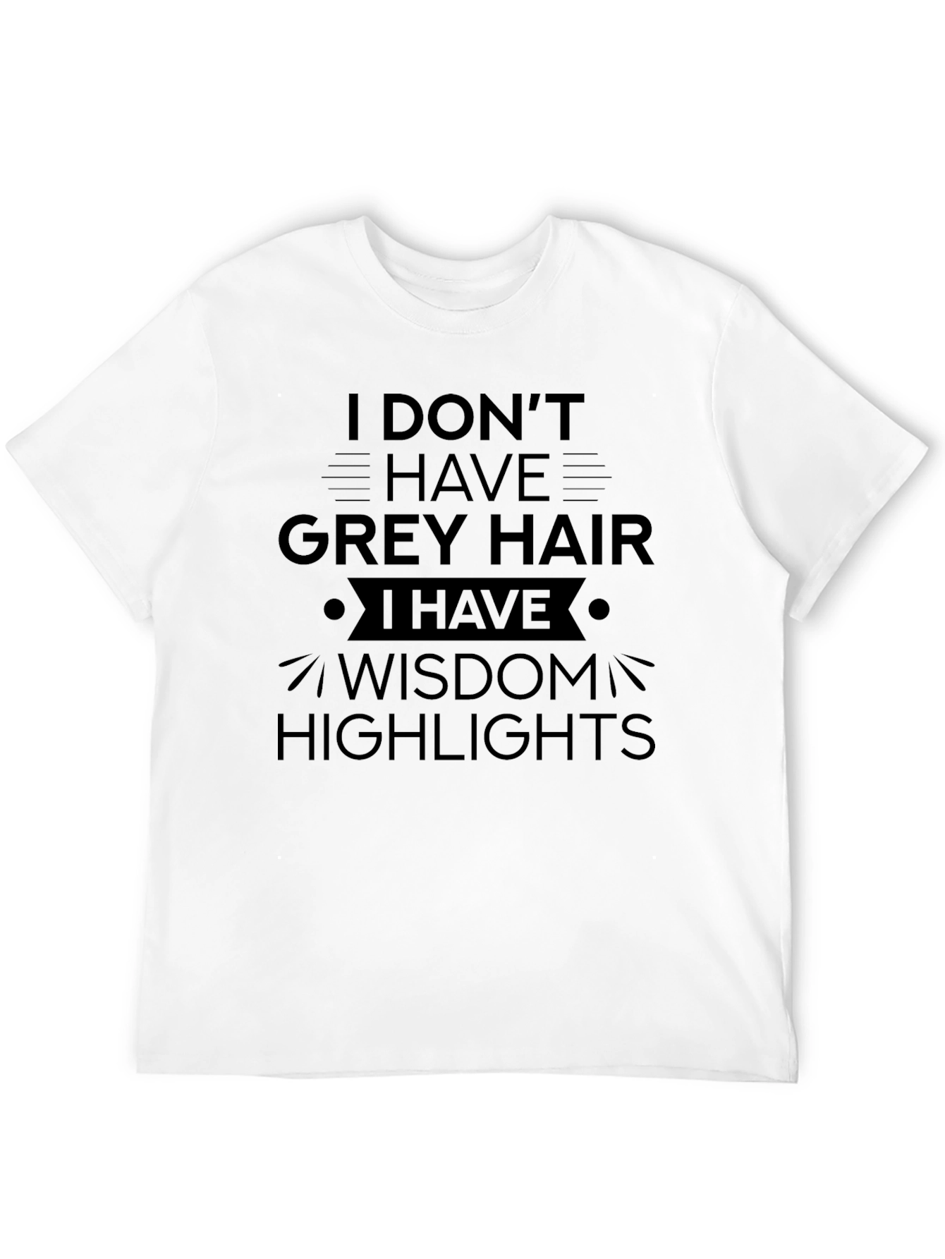 Black Wisdom Highlights Graphic T-Shirt view 12