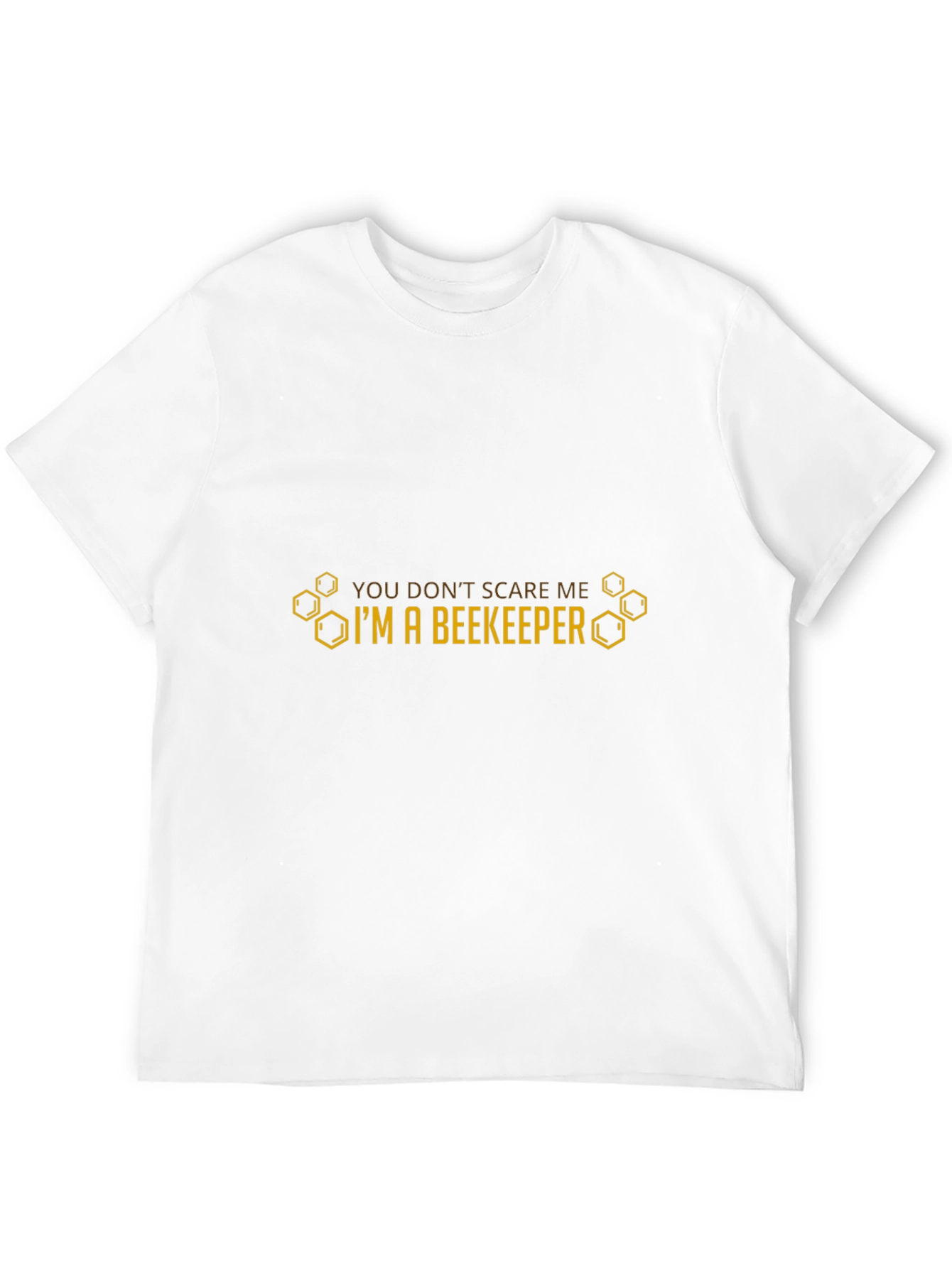 Black Beekeeper T-Shirt - You Don't Scare Me Funny Bee Shirt view 12