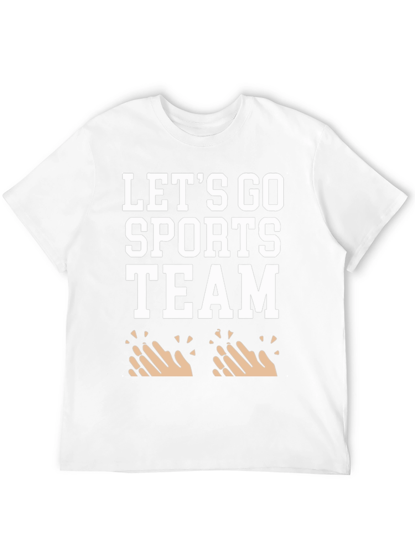Black Let's Go Sports Team Black T-Shirt view 12