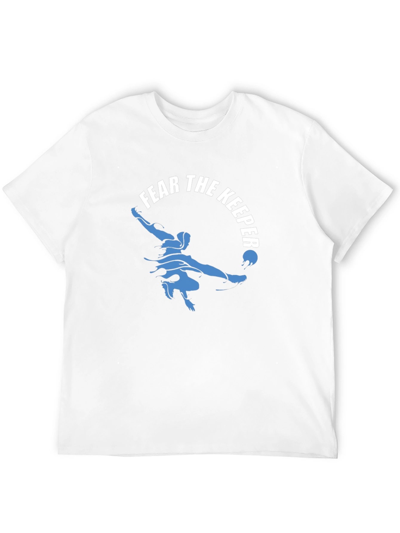 Black Fear The Keeper Goalie Graphic T-Shirt view 12