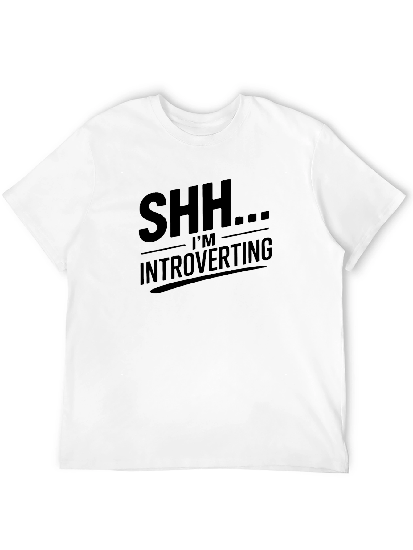 Black Introverting T-Shirt - Funny Sarcastic Tee view 12