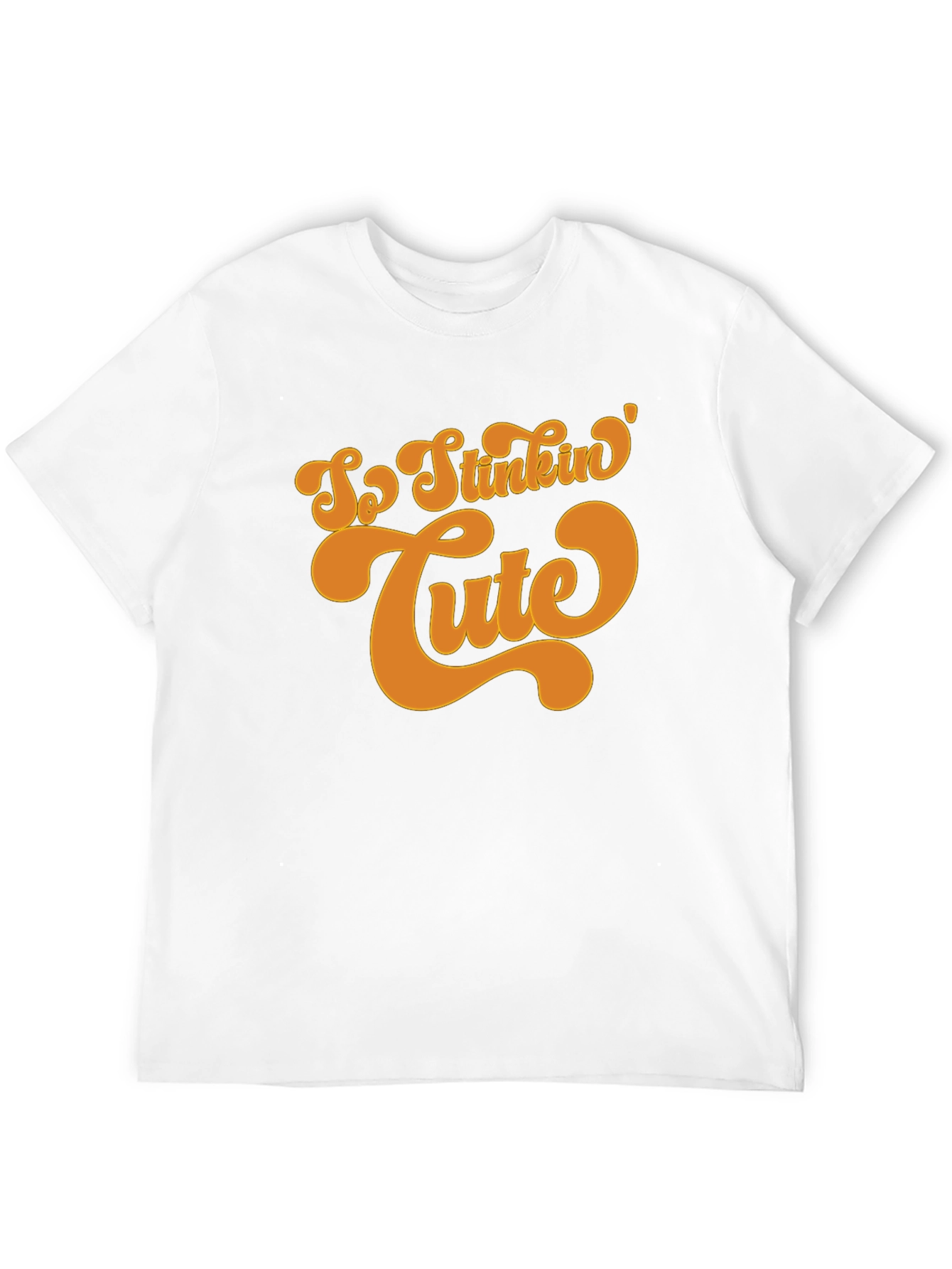 Black So Stinkin' Cute Retro Graphic Tee view 12