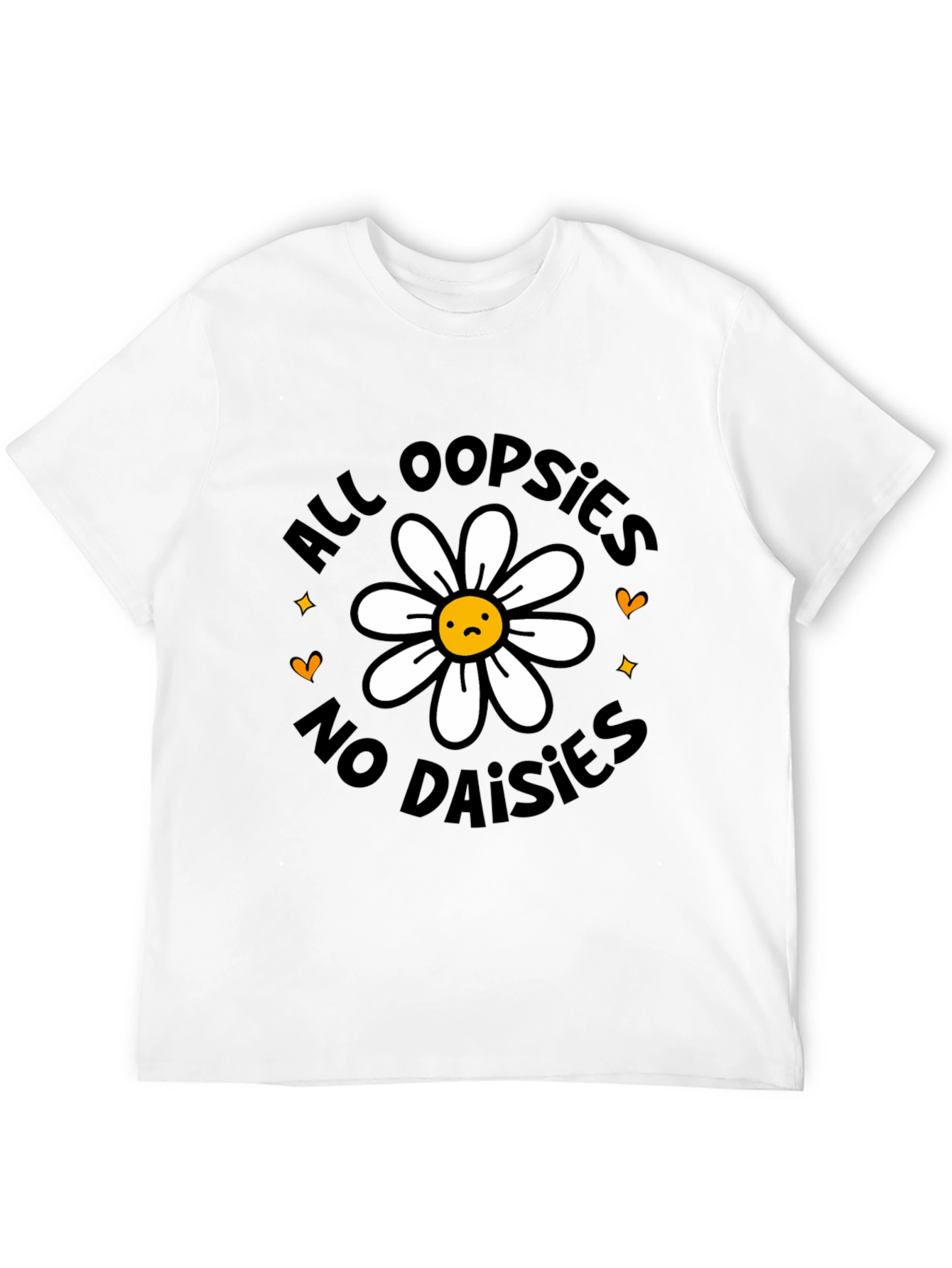 Black All Oopsies No Daisies Graphic Tee view 12