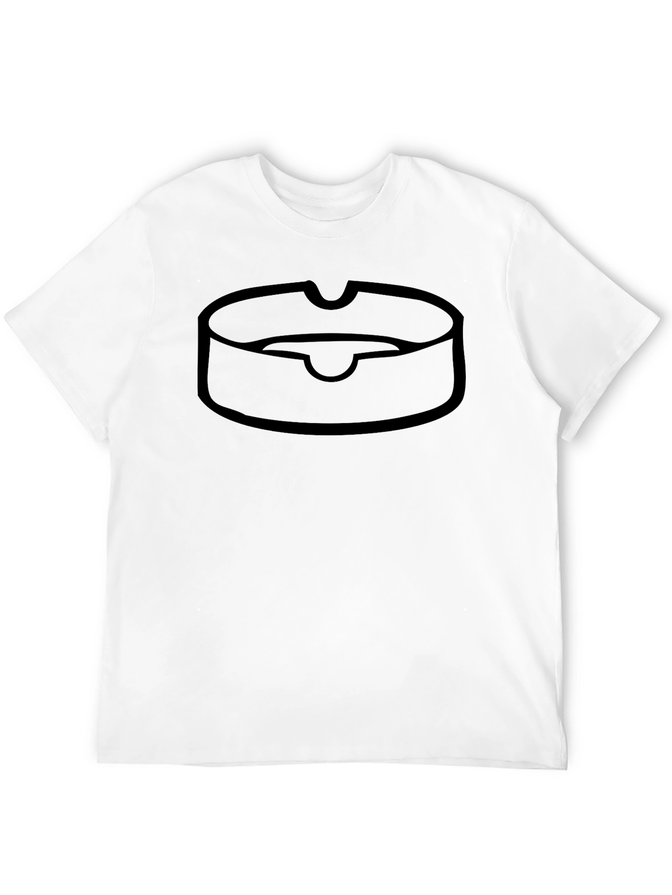 Black Ashtray Graphic Tee - Bold Statement Shirt view 12