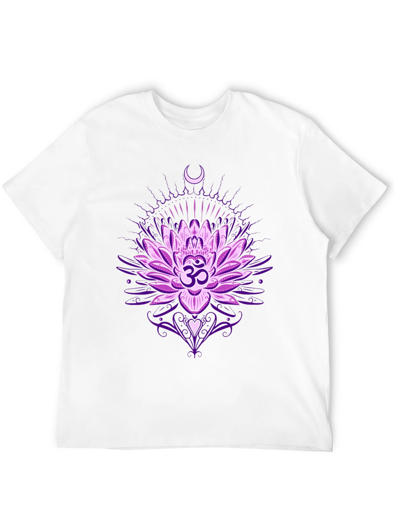 Black Lotus Om Graphic T-Shirt view 12