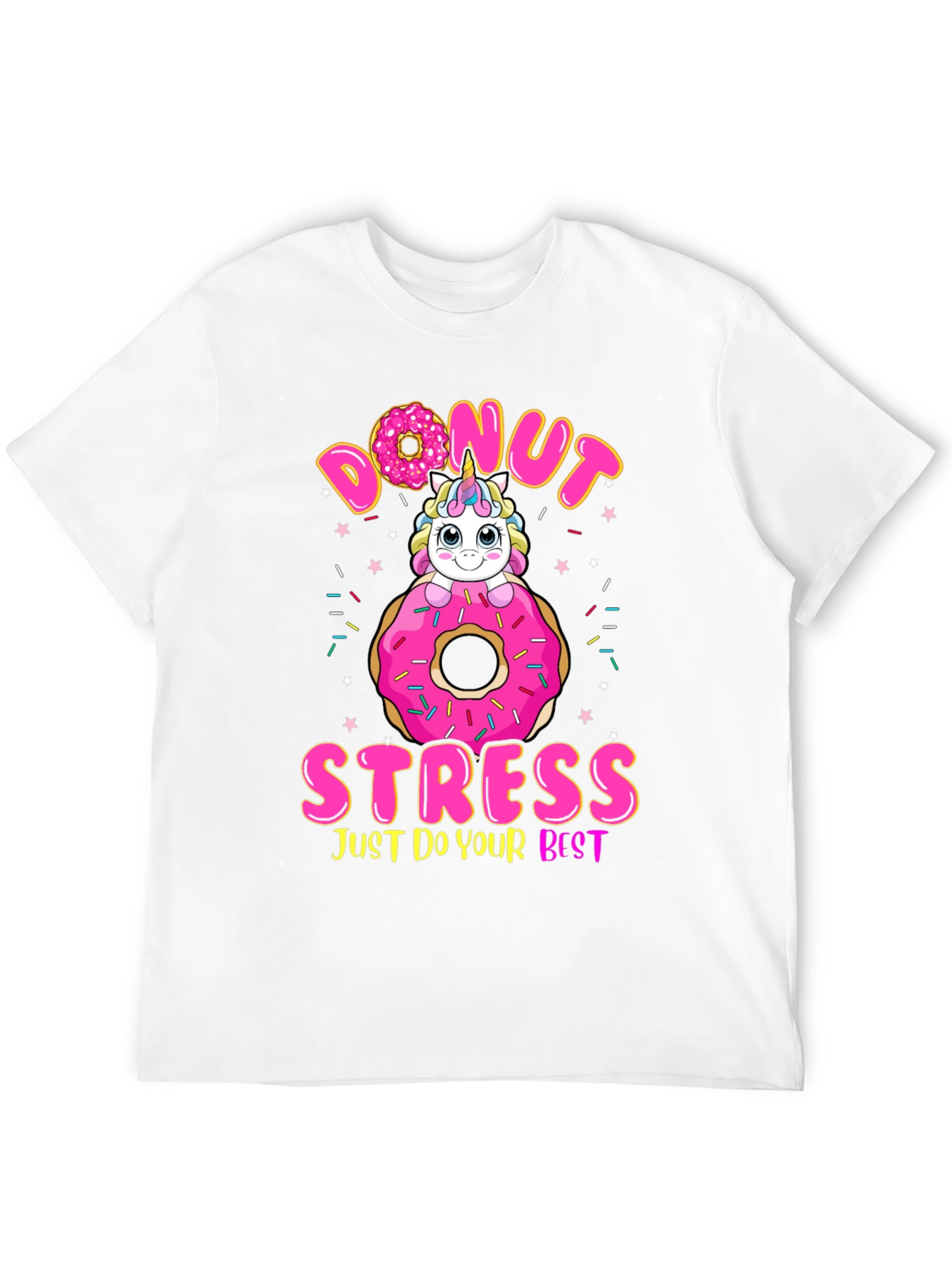 Black Donut Stress T-Shirt view 12