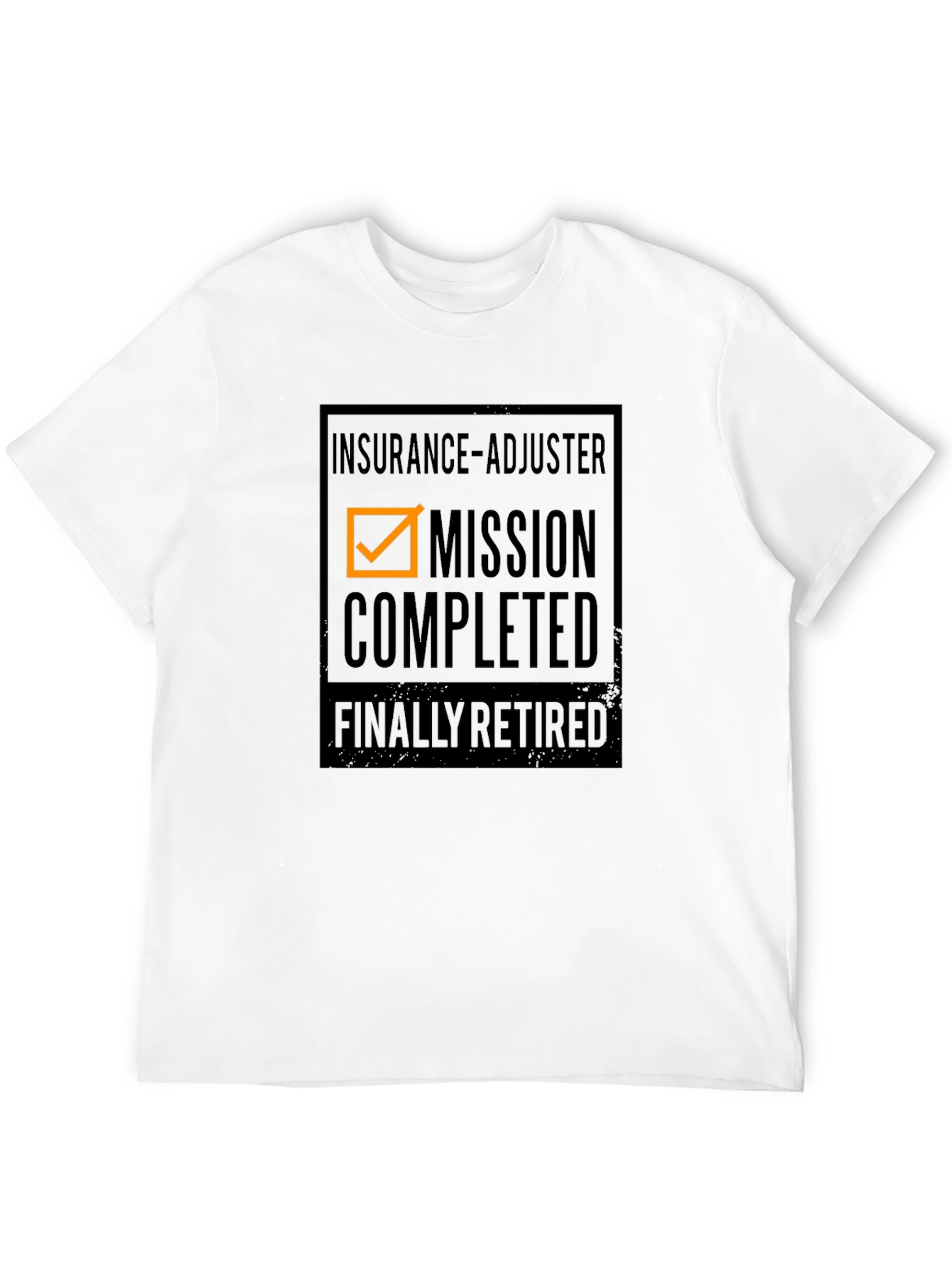 Black Insurance Adjuster Retirement T-Shirt view 12