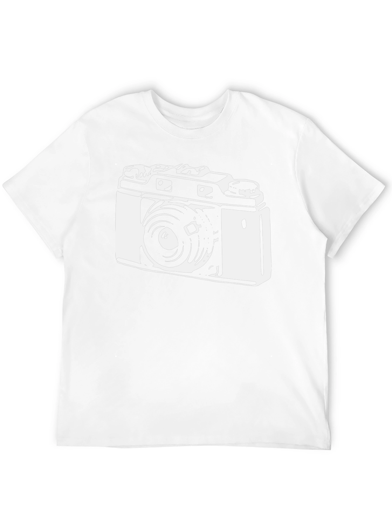 Black Vintage Camera Graphic T-Shirt - Classic Style view 12
