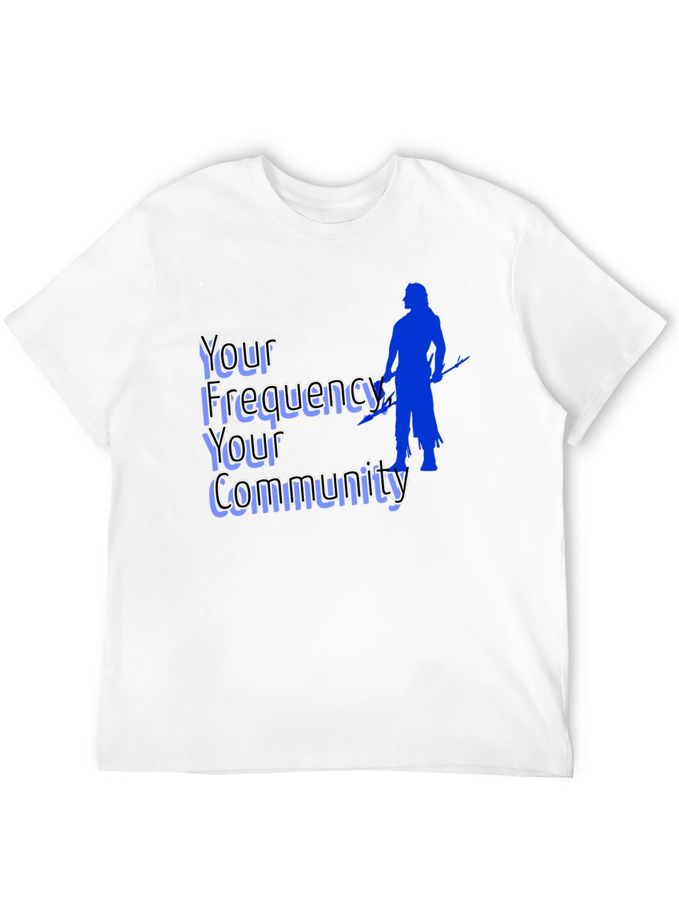 Black Frequency Community Graphic Tee - Black view 12
