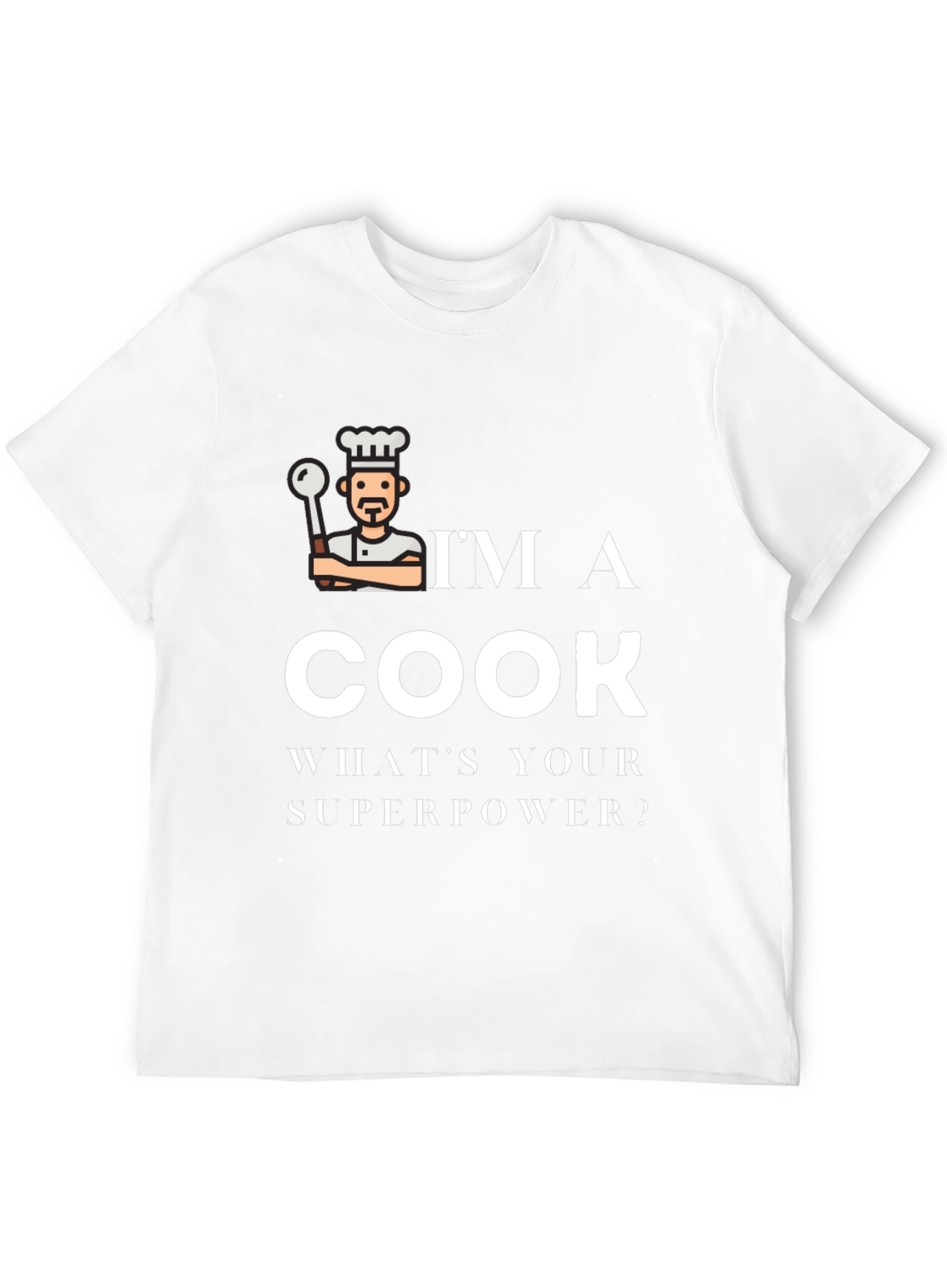 Black I'm a Cook What's Your Superpower Black T-Shirt view 12