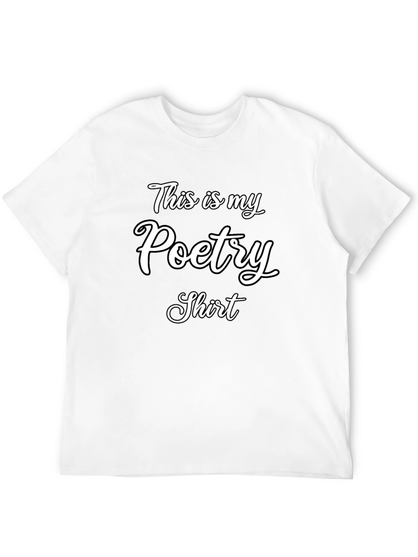 Black Poetry T-Shirt - Funny Literary Tee view 12