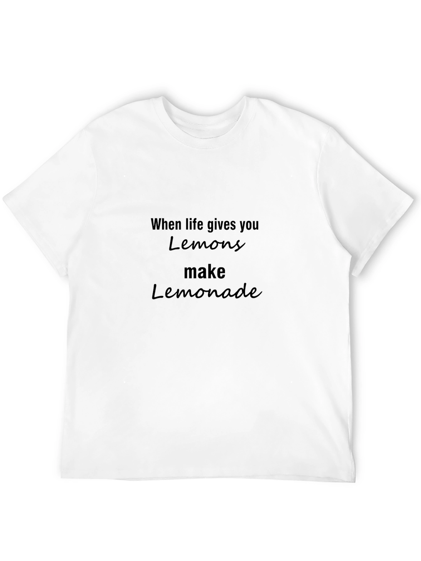 Black Inspirational Lemonade Graphic Tee view 12