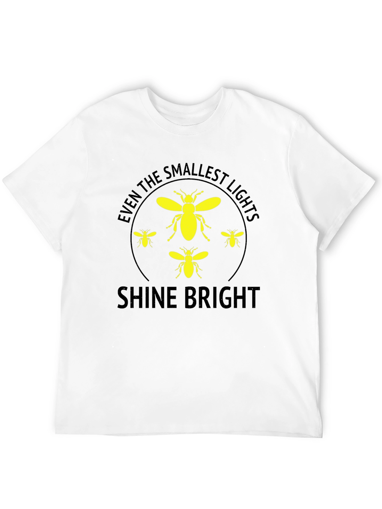 Black Shine Bright Firefly Graphic T-Shirt view 12