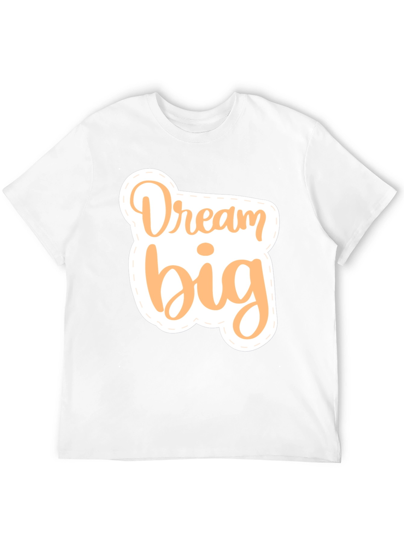 Black Dream Big Graphic Tee - Inspirational Black T-Shirt view 12