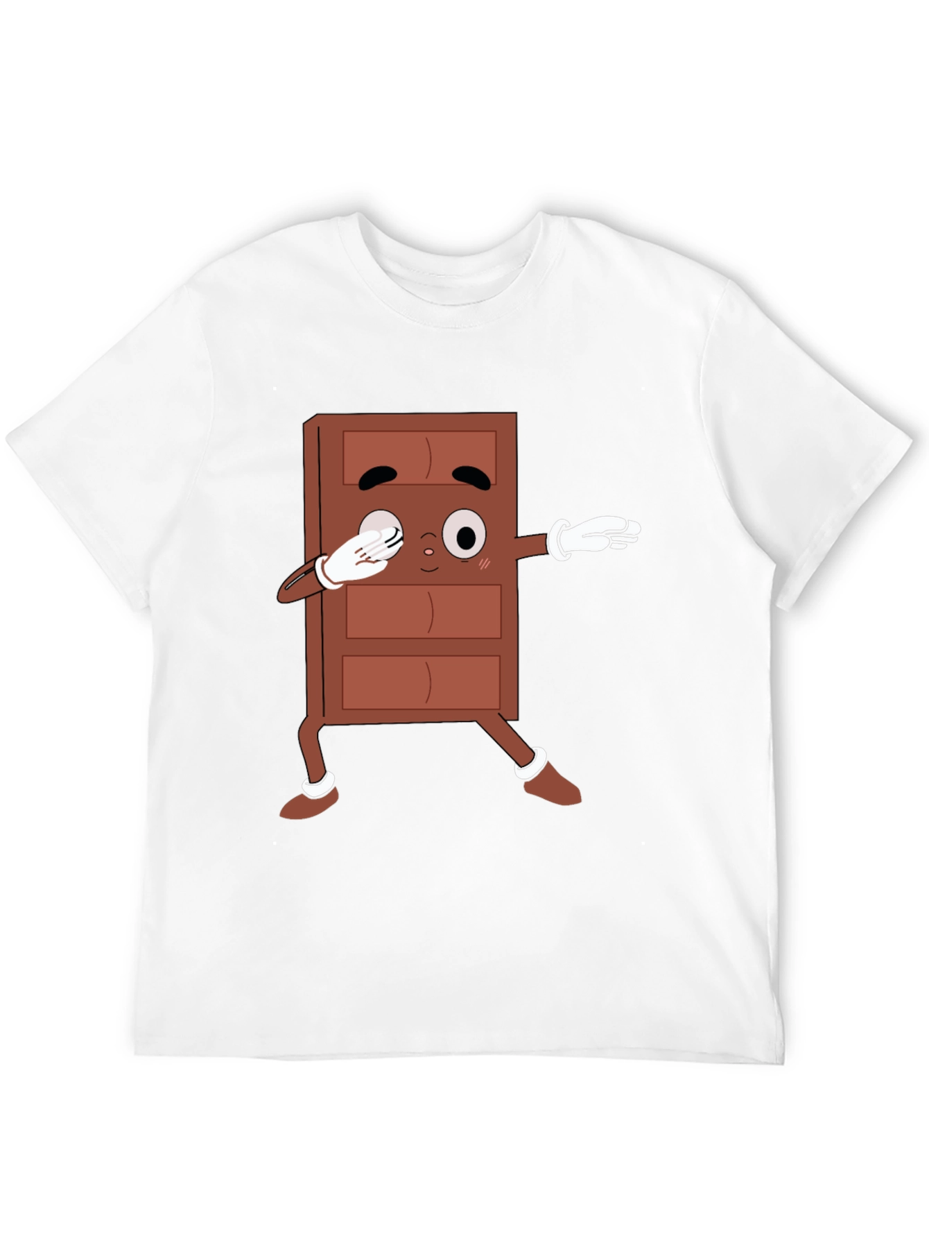 Black Chocolate Dab T-Shirt - Funny Cartoon Tee view 12