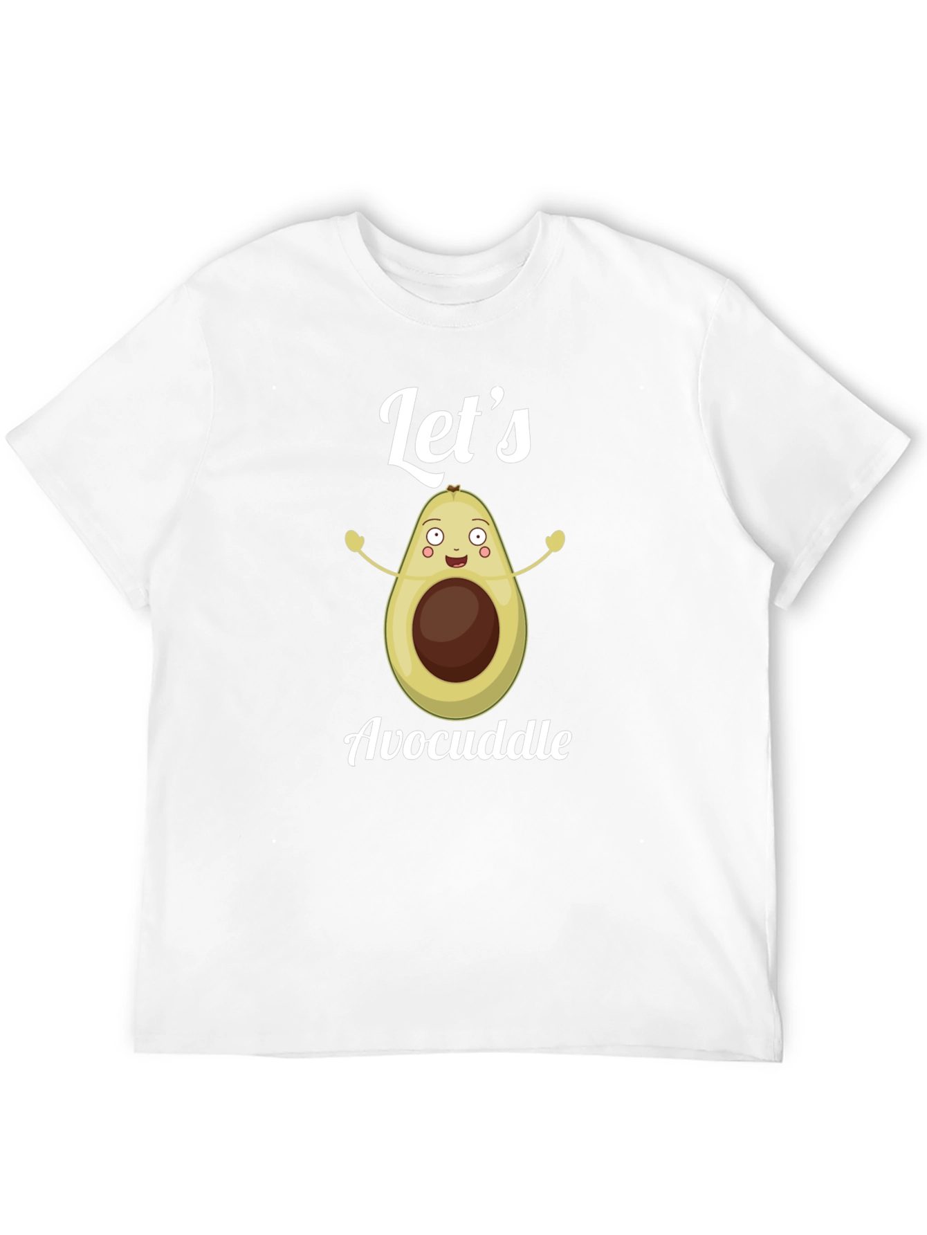 Black Avocuddle T-Shirt: Let's Cuddle Avocado Tee view 12