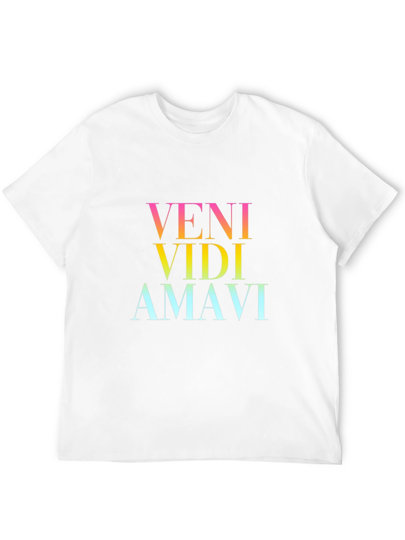 Black Veni Vidi Amavi Gradient Tee view 12