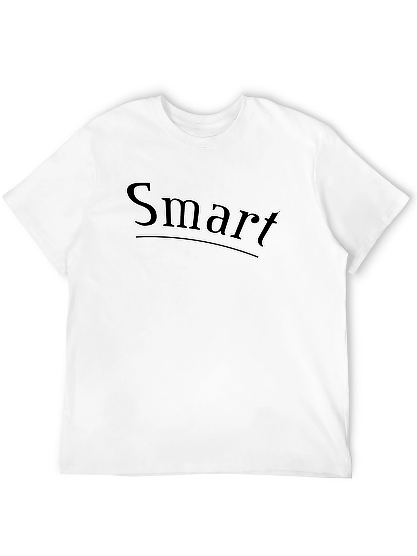 Black Smart T-Shirt - Casual Graphic Tee view 12
