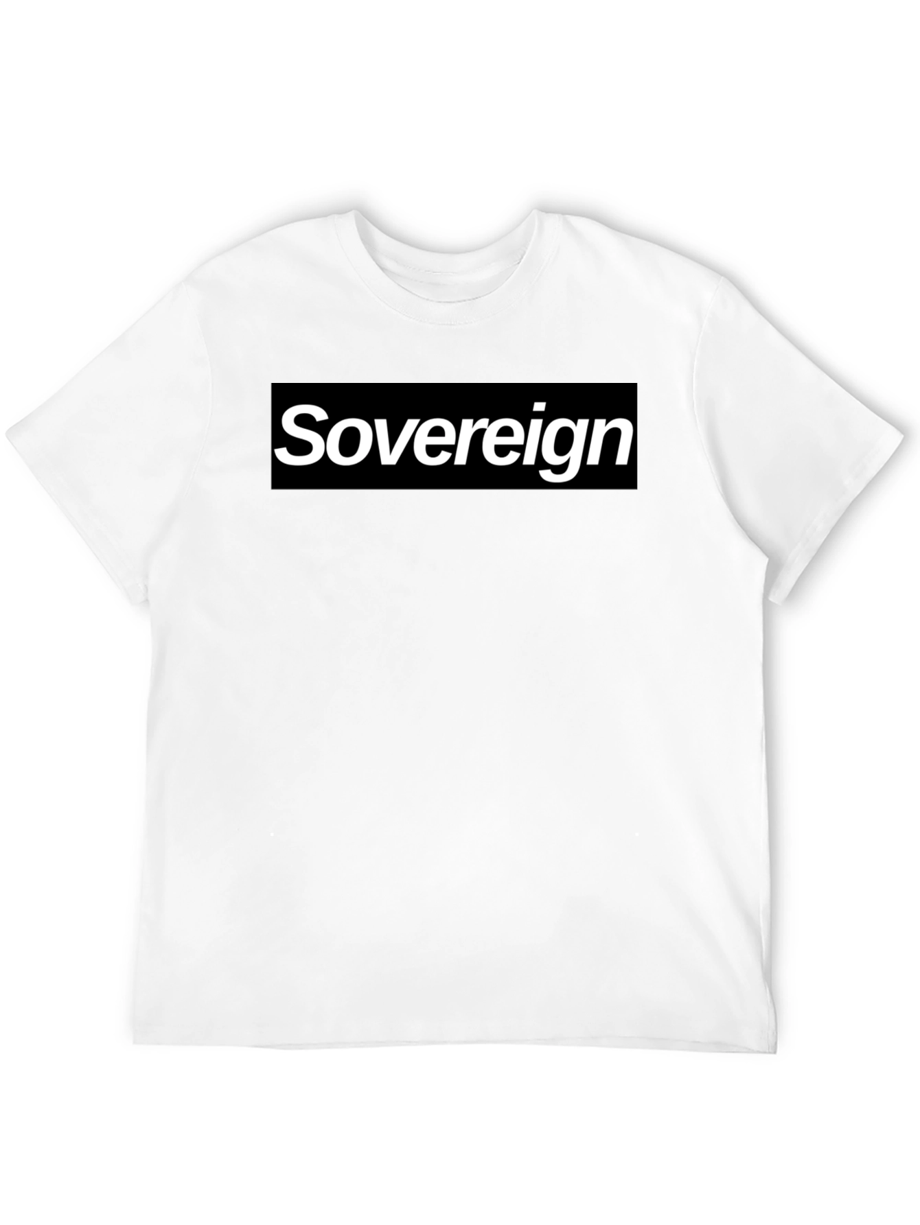 Black Sovereign Graphic Tee - Black Cotton Blend view 12