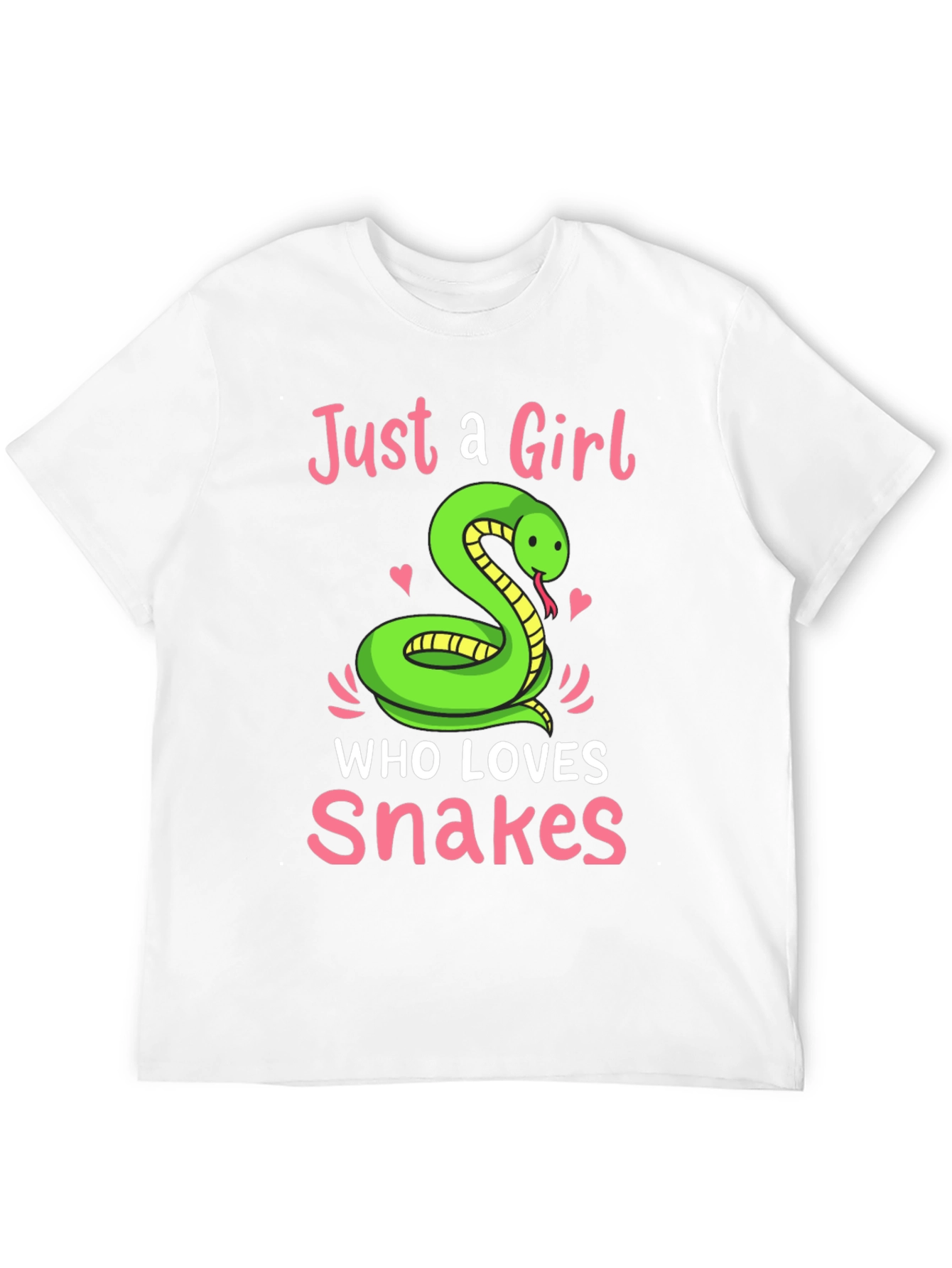 Just a Girl Who Loves Snakes T-Shirt - Snake Lover Gift - 12