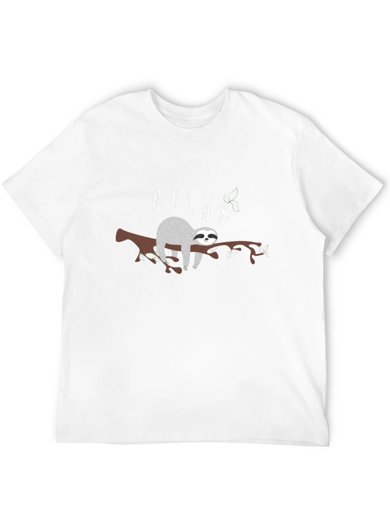 Black Relax Sloth T-Shirt view 12