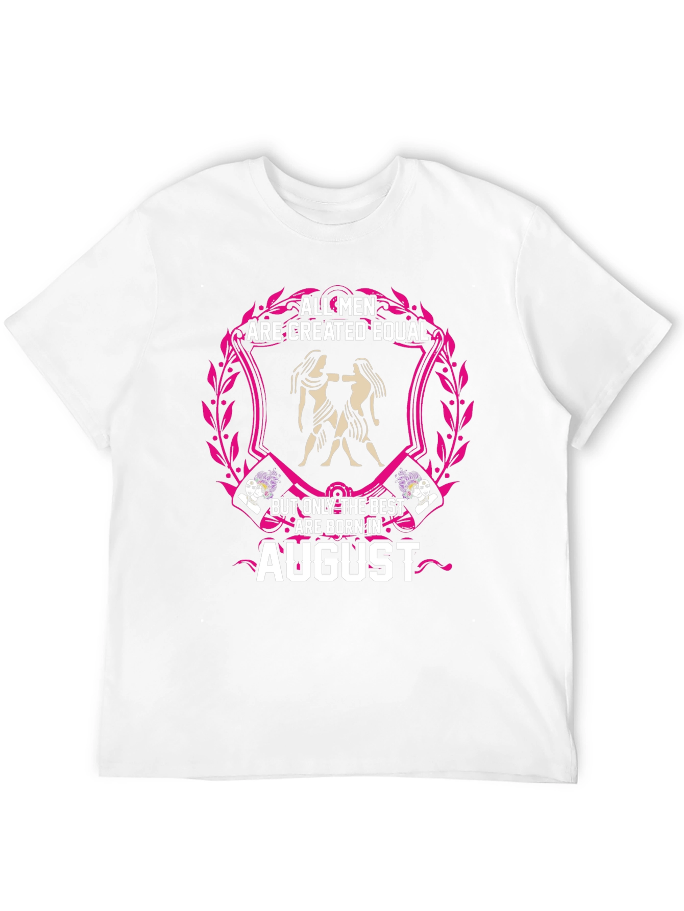 Black August Birthday Gemini Men's Graphic Tee view 12