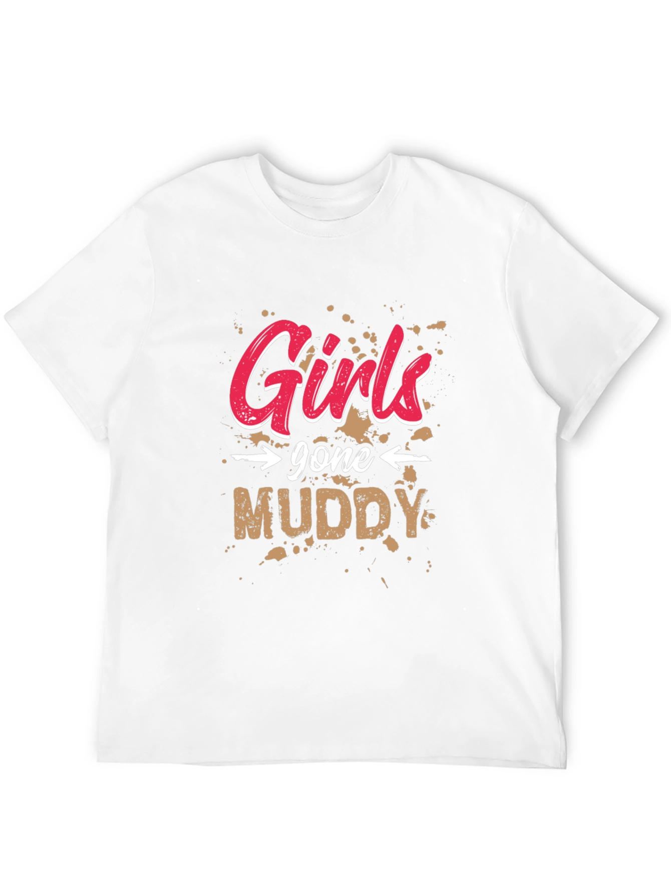Black Girls Gone Muddy Black T-Shirt view 12