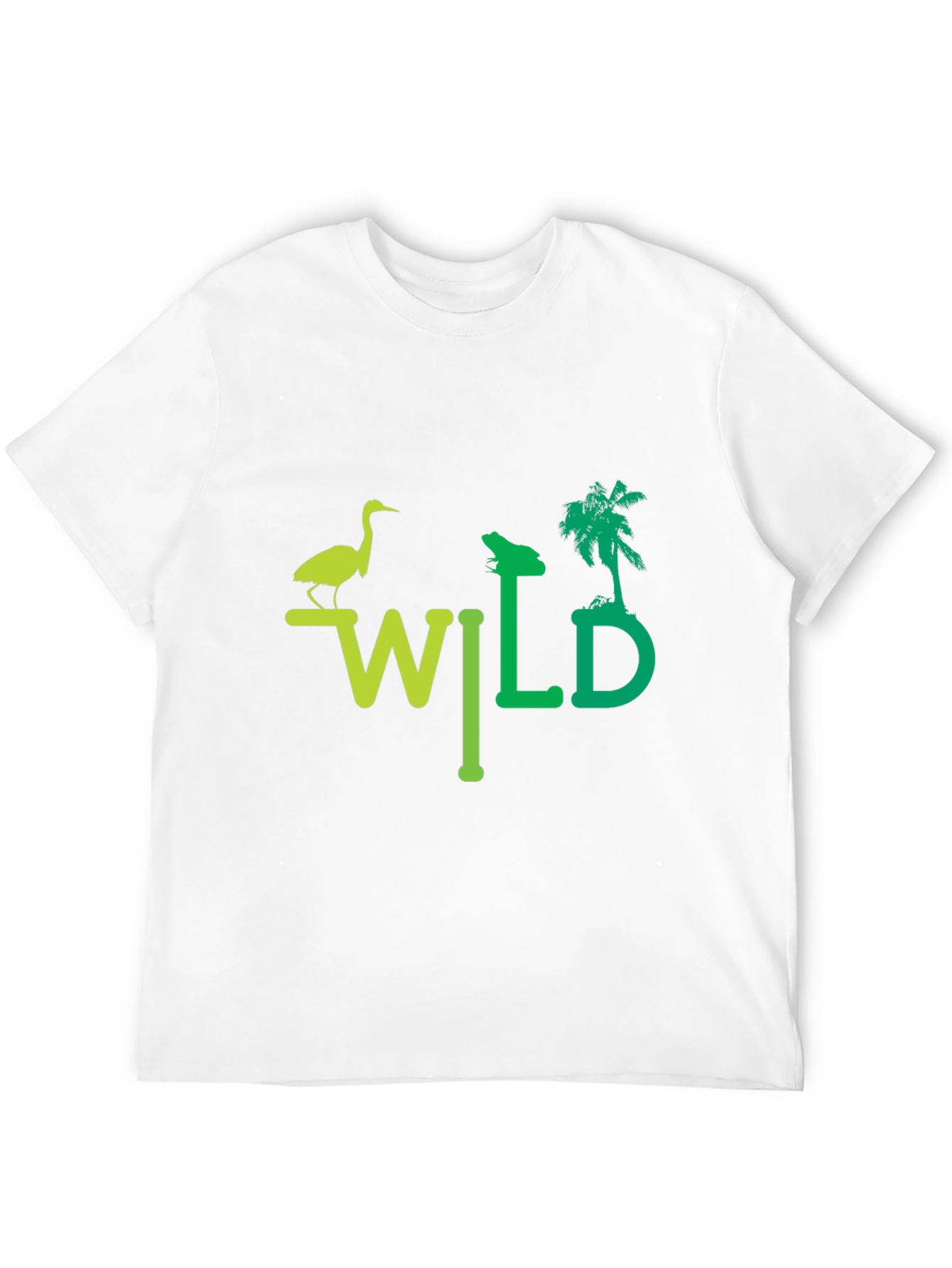 Black Wild Nature Graphic T-Shirt - Unisex Black Tee view 12