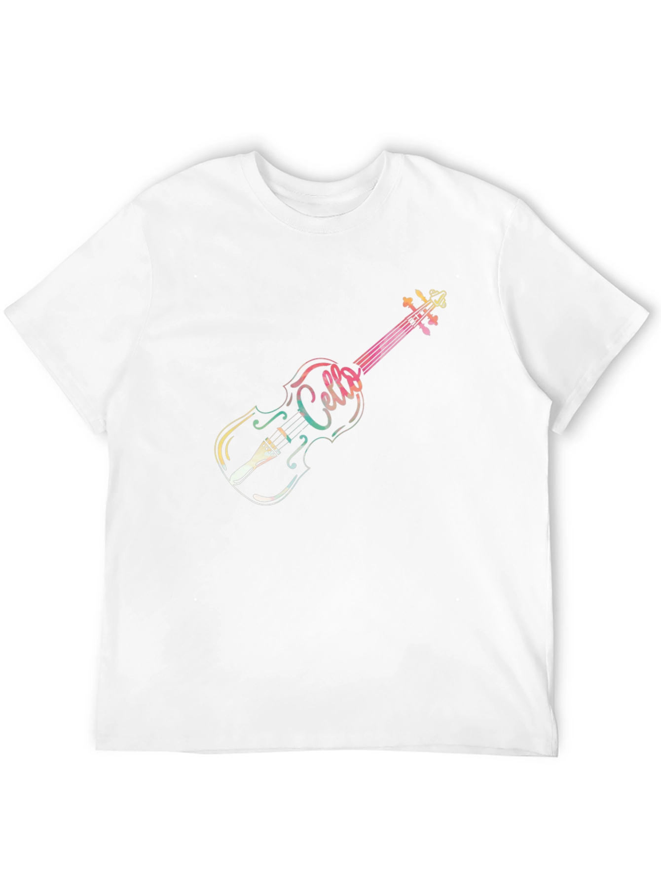 Black Cello Musical Instrument T-Shirt - Unique Design view 12