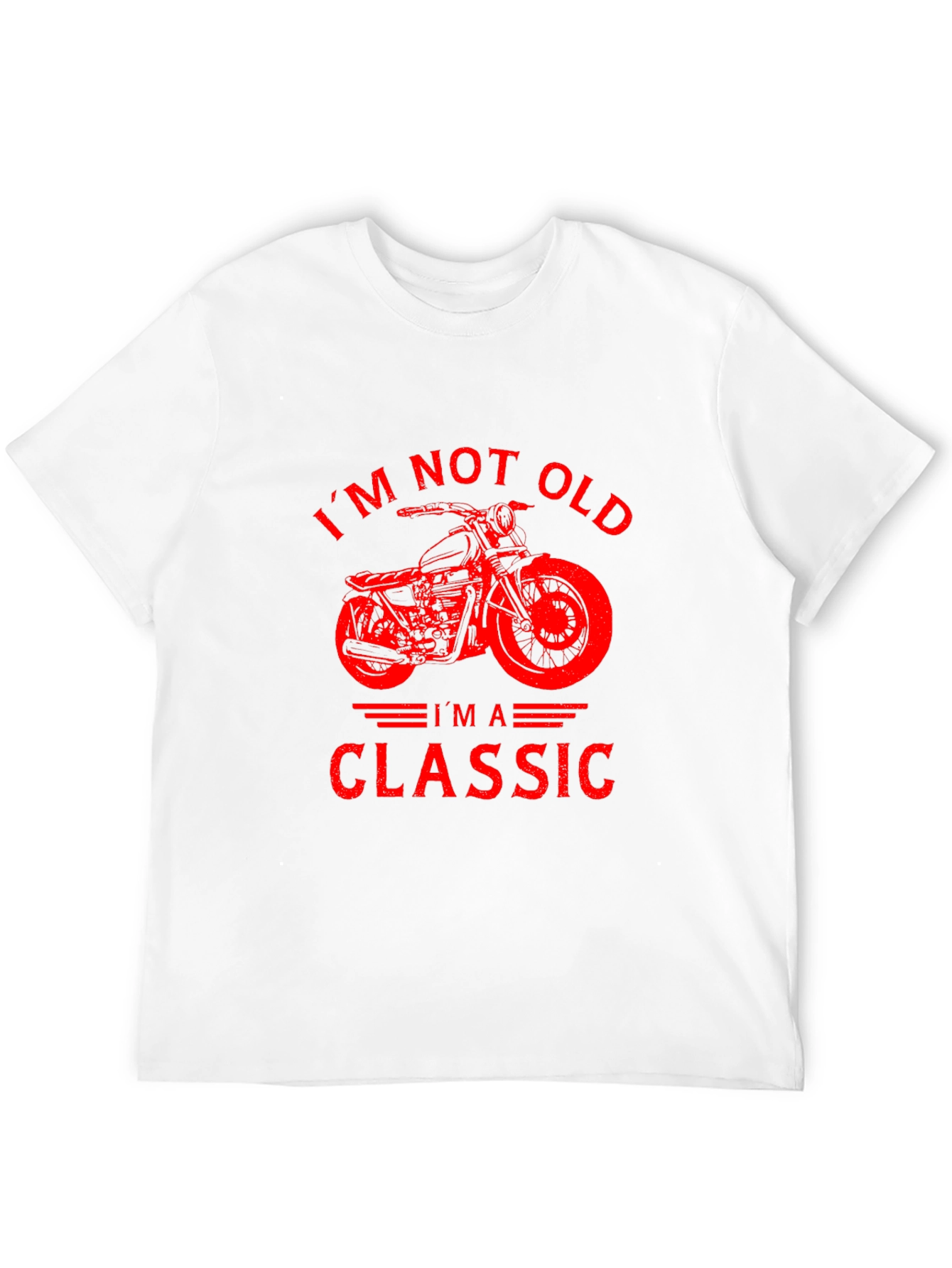 Black I'm Not Old I'm a Classic Motorcycle Graphic T-Shirt view 12