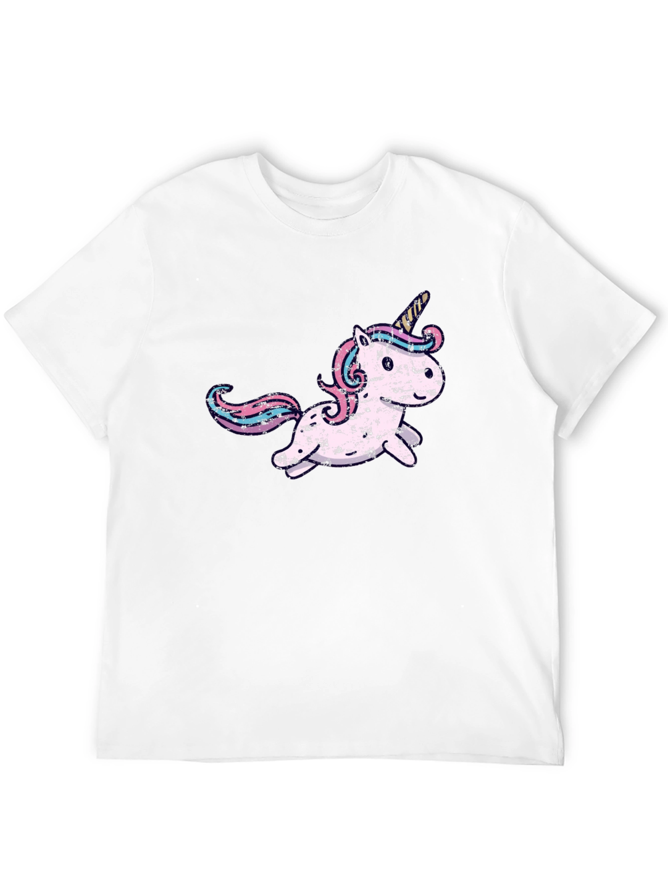 Black Unicorn Graphic Tee - Men's Black T-Shirt view 12