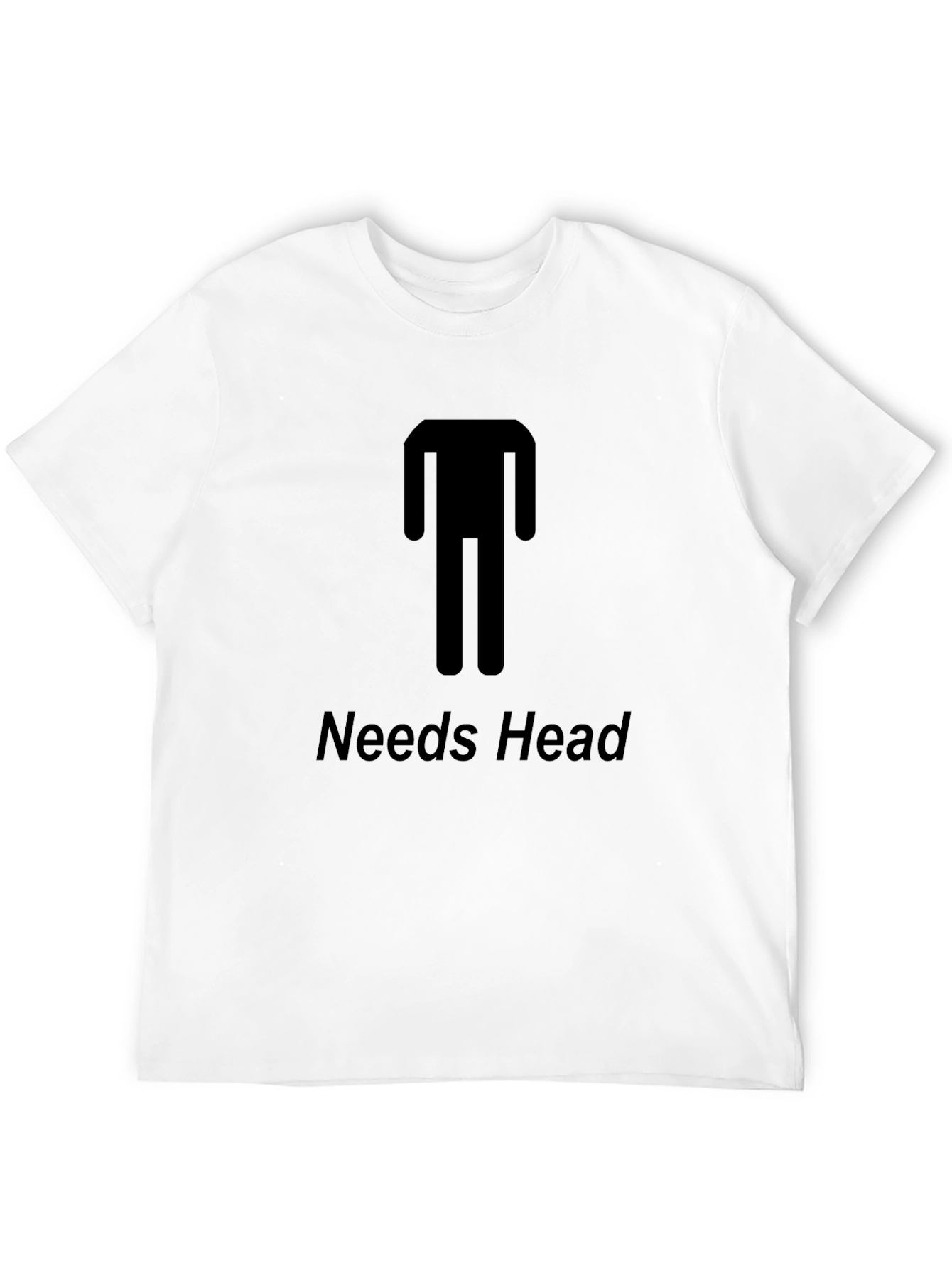 Black Needs Head Funny Graphic T-Shirt - Unisex Tee view 12