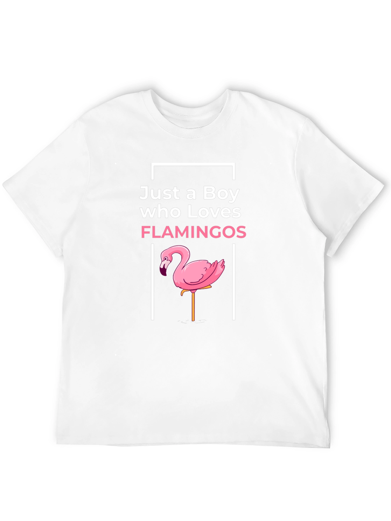 Black Boy Who Loves Flamingos Graphic Tee view 12