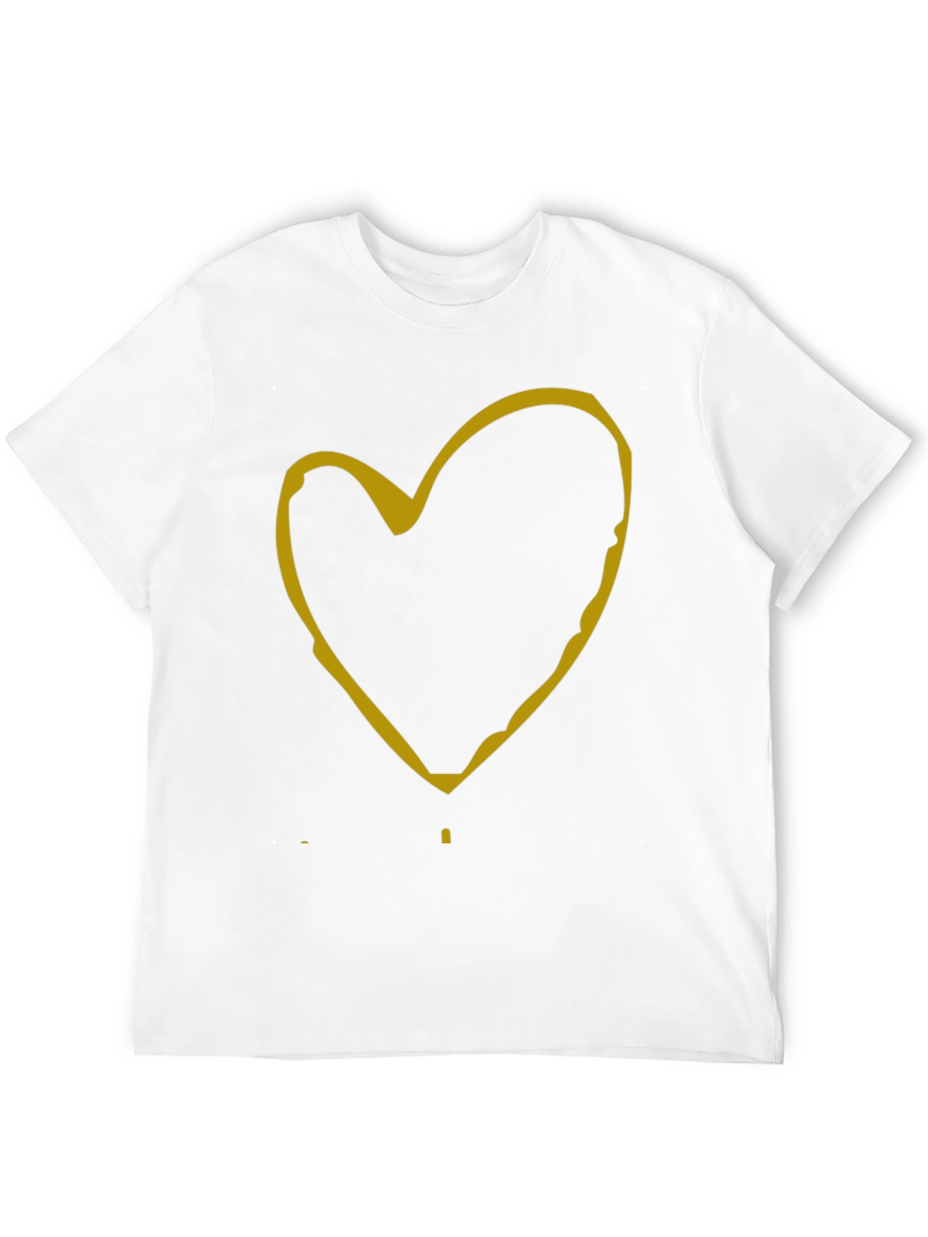 Black Heart Graphic Tee - Casual Black T-Shirt view 12