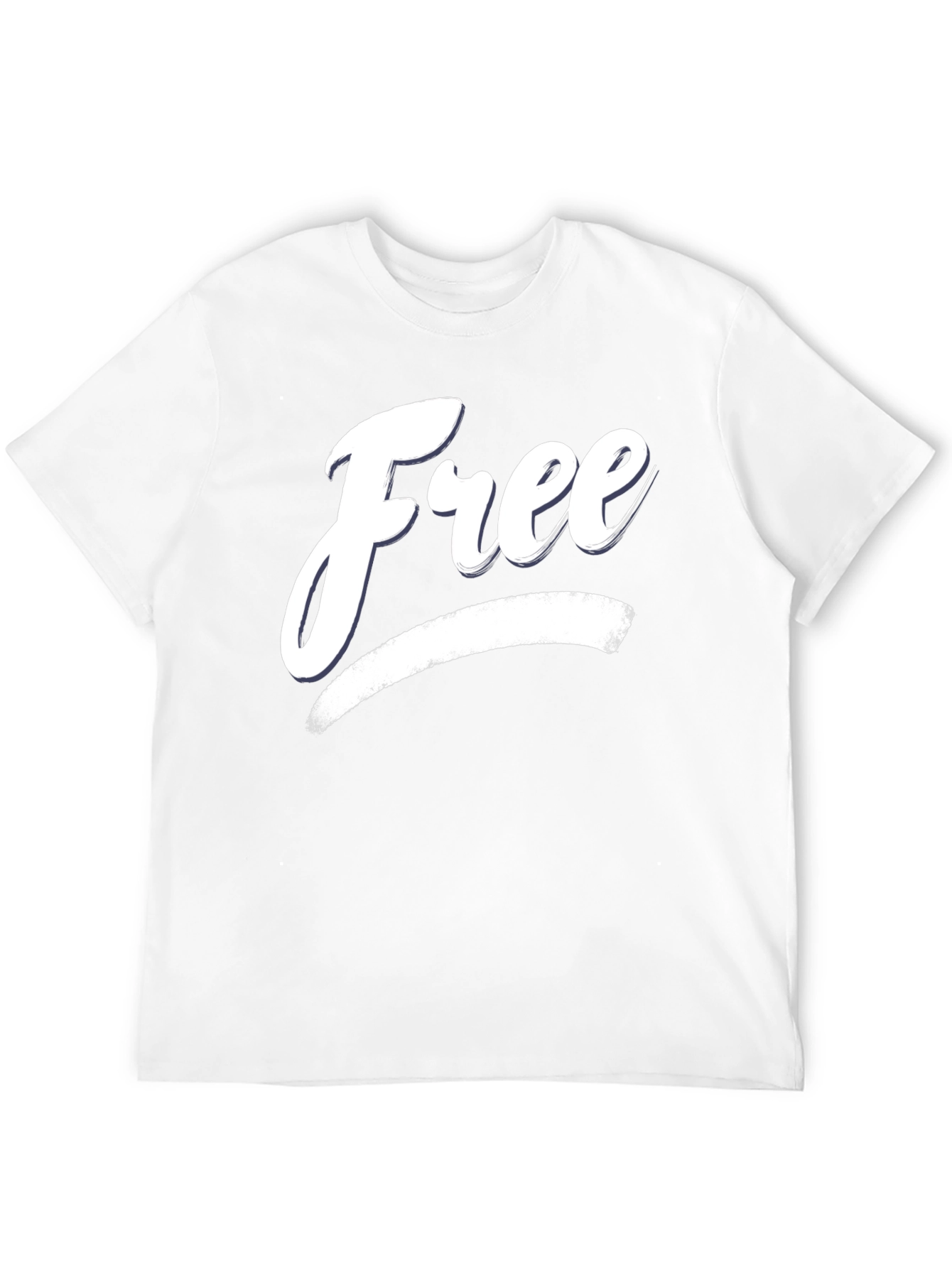 Black Free T-Shirt - Stylish Black Cotton Blend Tee view 12