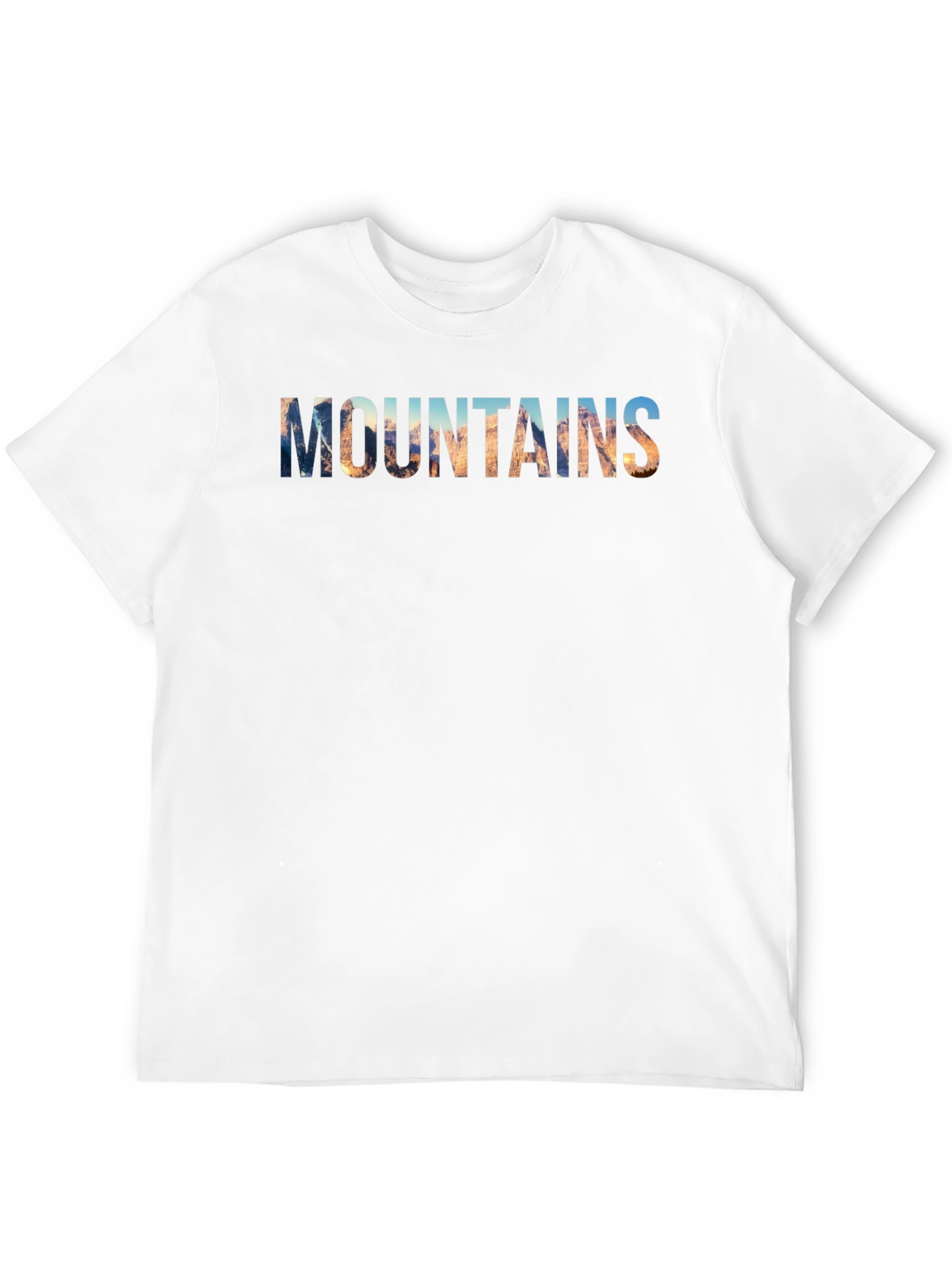 Black Mountains Graphic Print Men's T-Shirt view 12