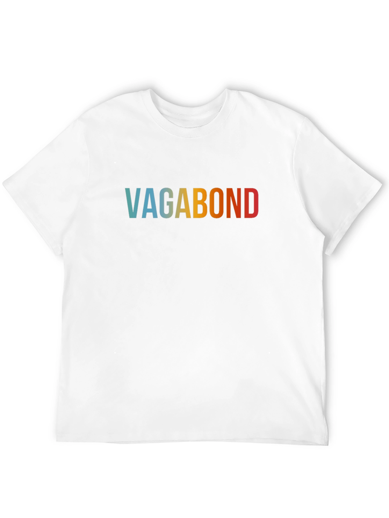 Black Vagabond Colorful Text Graphic Tee view 12