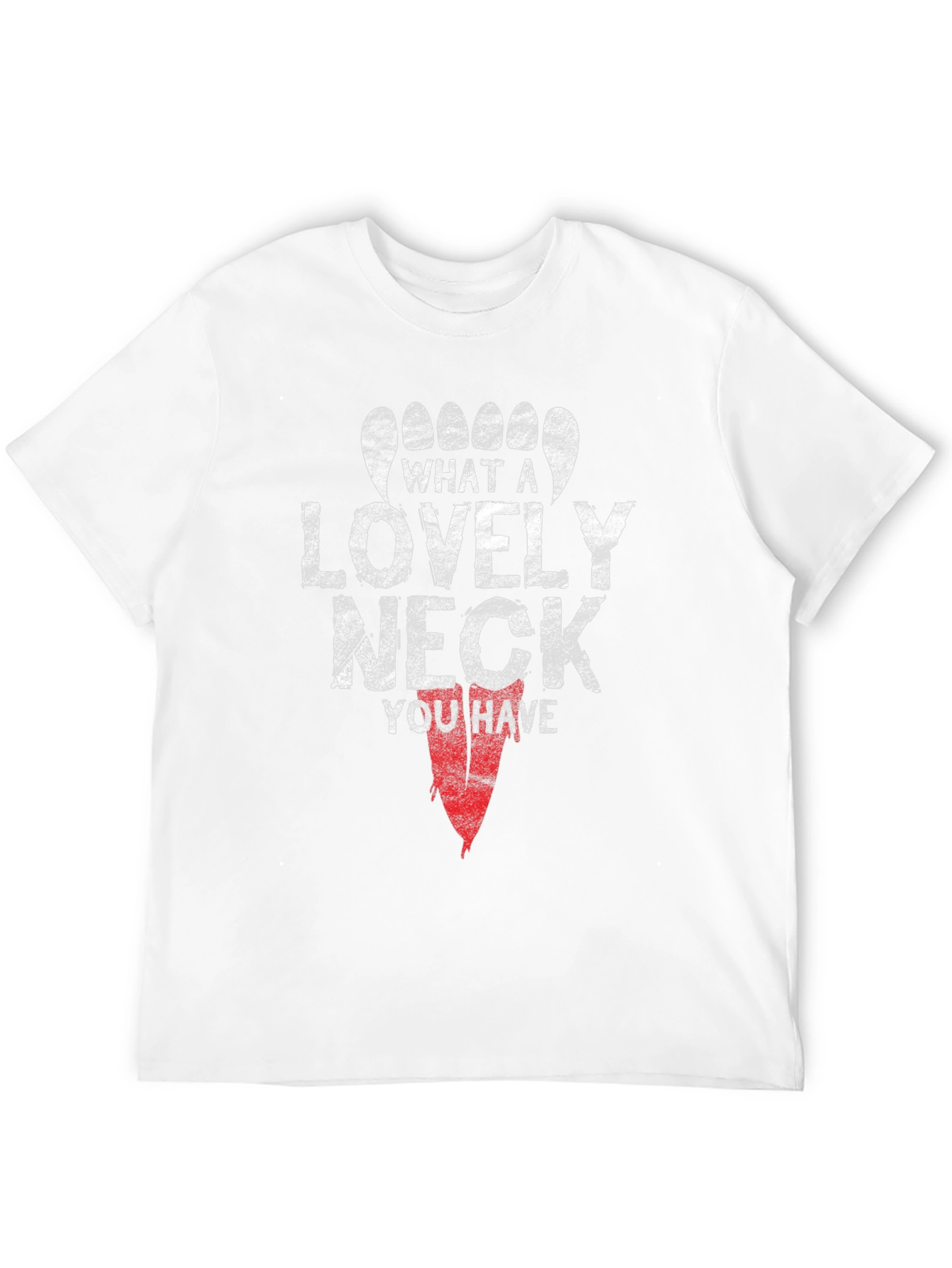 Black What a Lovely Neck Graphic T-Shirt view 12