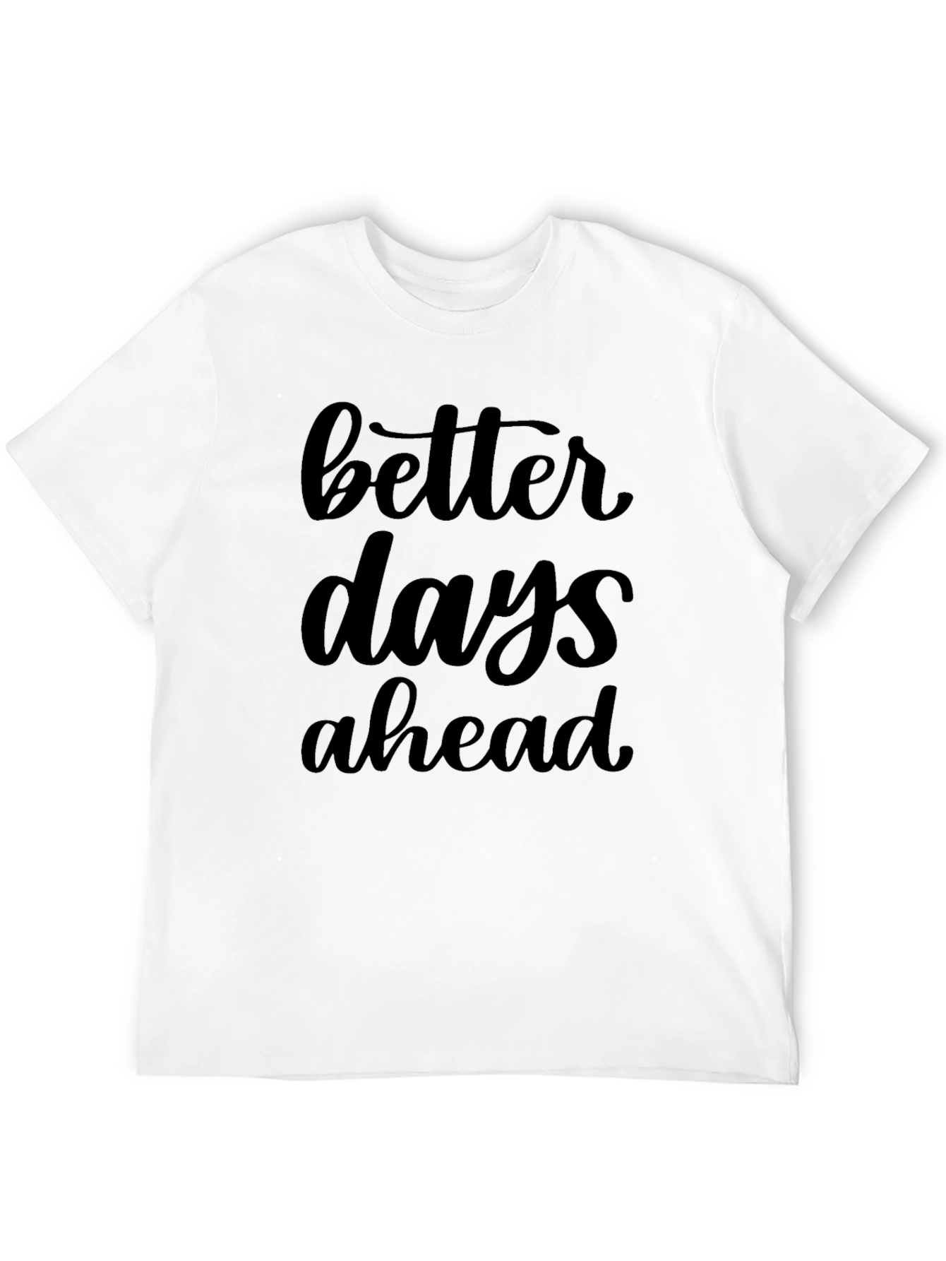 Black Better Days Ahead Graphic Tee - Black view 12