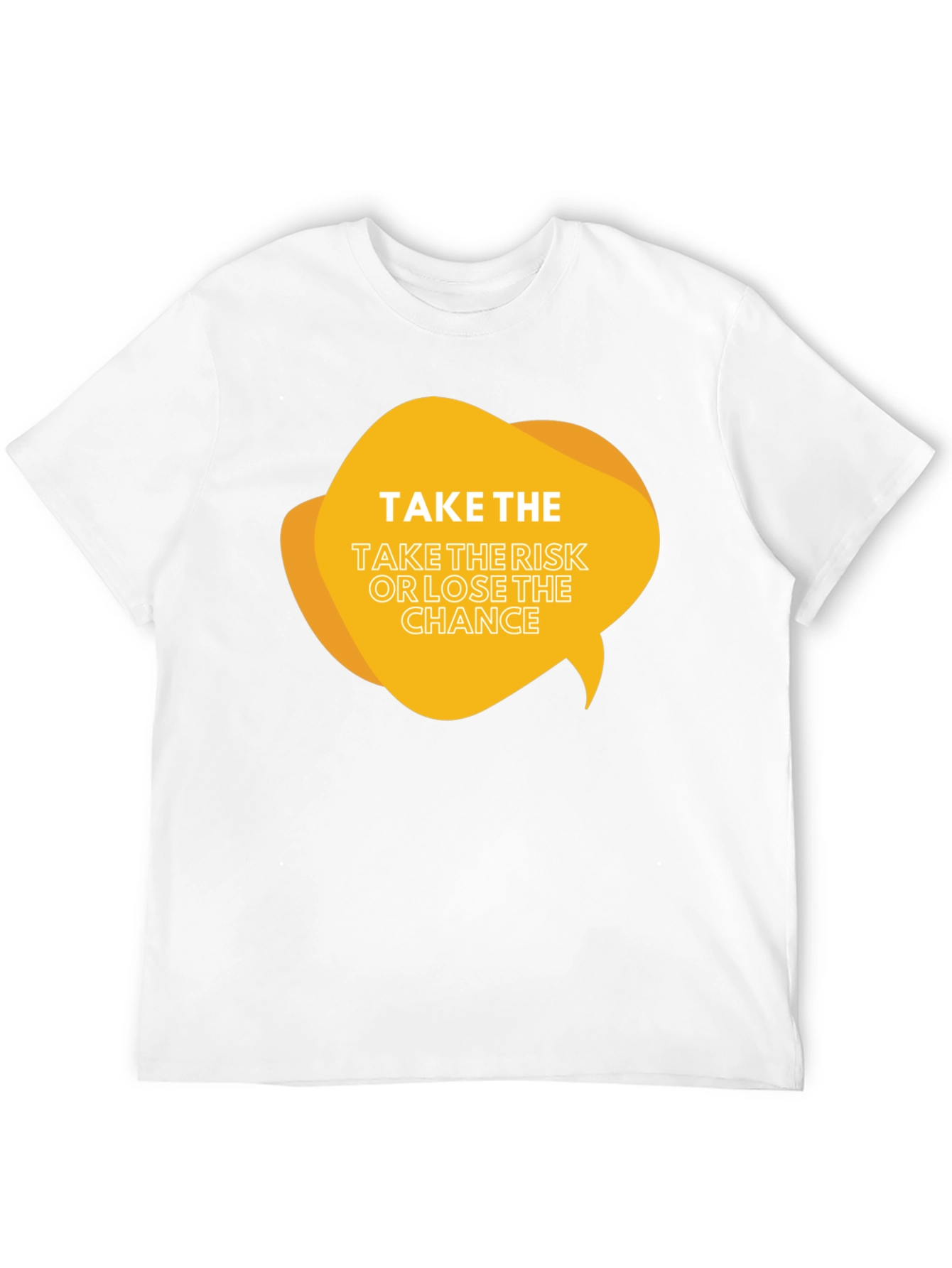 Black Risk Taker Graphic Tee - Black Cotton Blend Shirt view 12