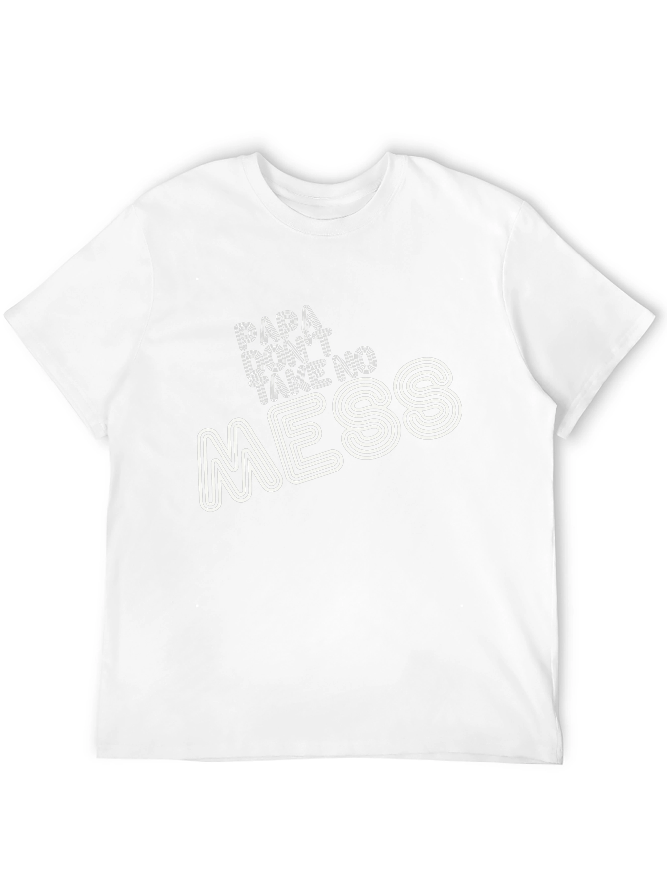 Black Papa Don't Take No Mess Graphic Tee view 12