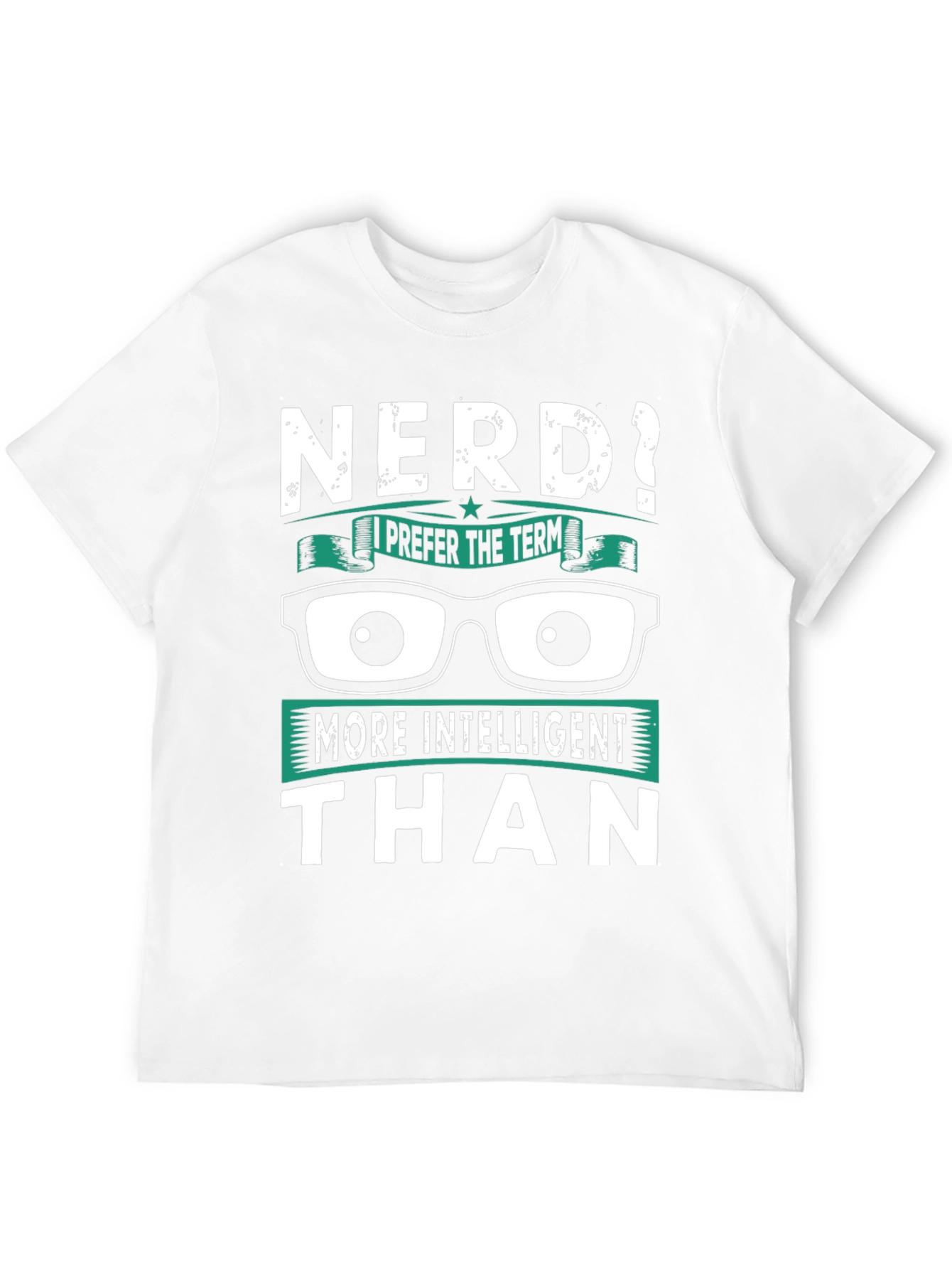 Black Nerd? Intelligent Humor T-Shirt view 12