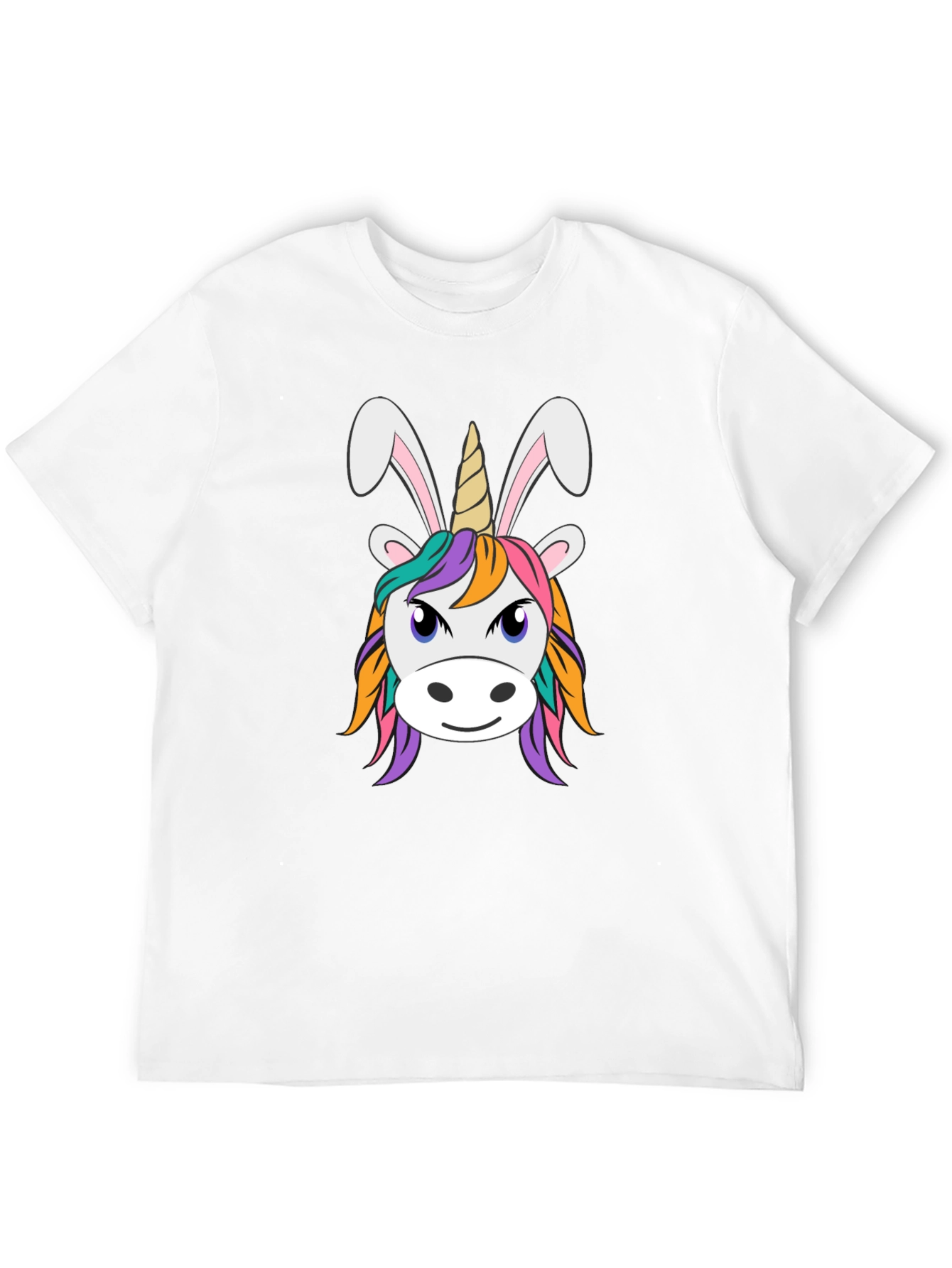 Black Unicorn Bunny T-Shirt - Fun Graphic Tee view 12