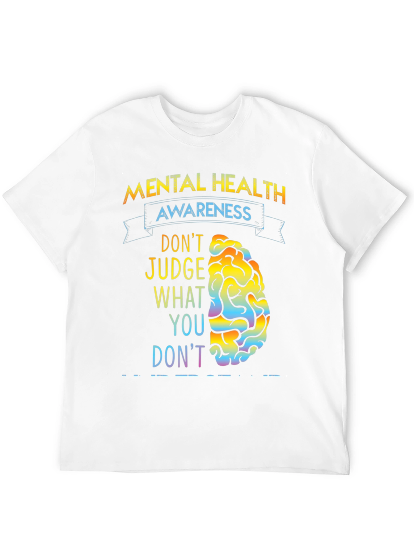 Black Mental Health Awareness T-Shirt view 12